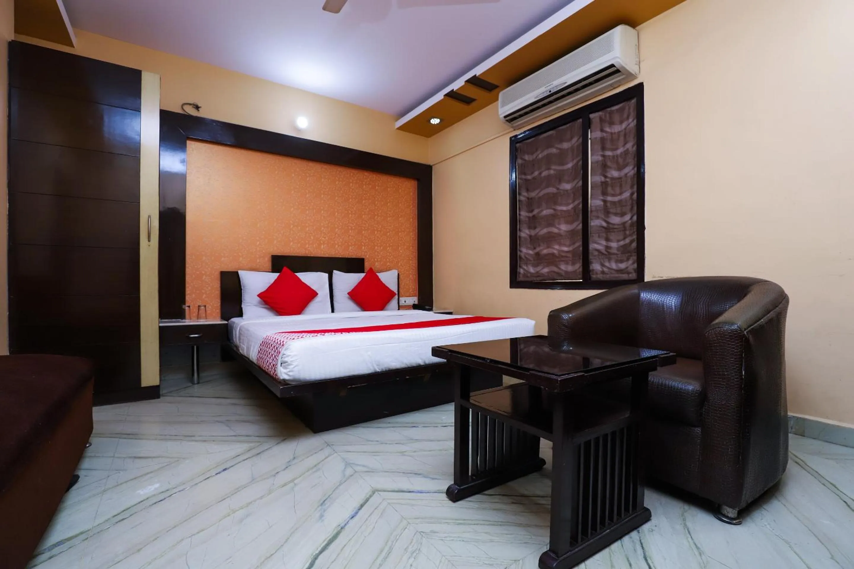 Bedroom, Bed in Hotel O J P Inn Near Patel Nagar Metro Station