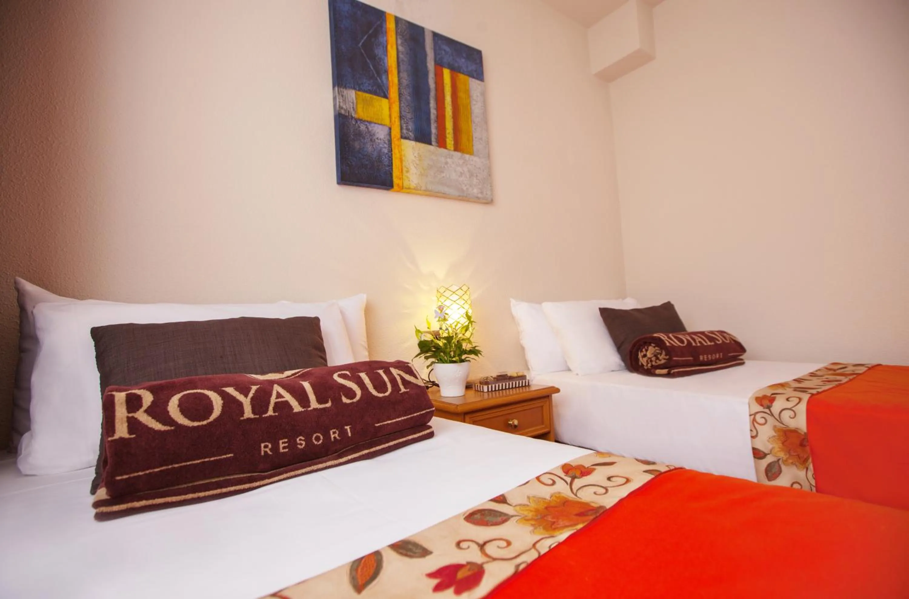 Bed in Royal Sun Resort