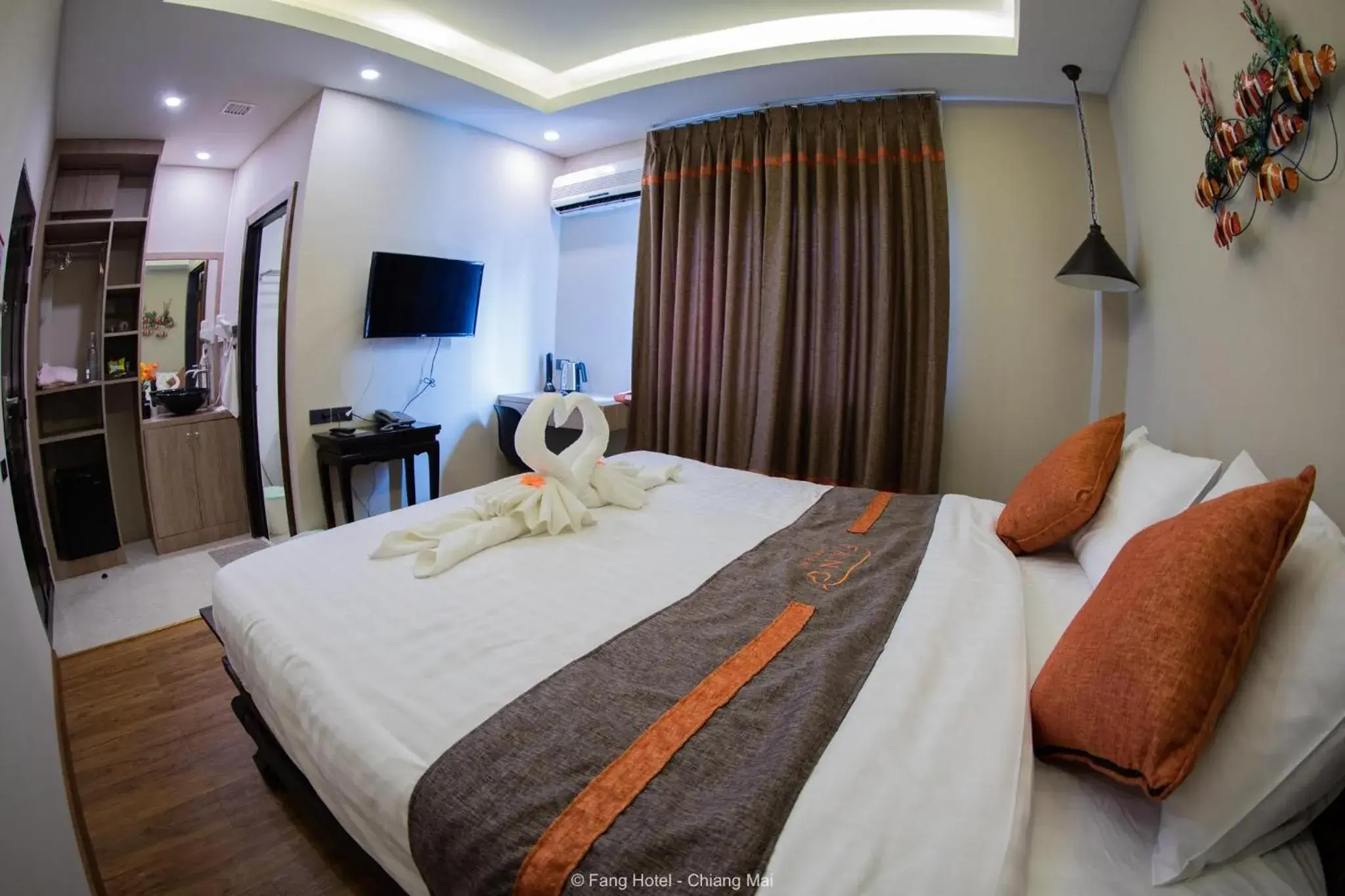Deluxe King Room in Fang Chiang Mai โรงแรมแฟงเชียงใหม่ Deluxe King Room in Fang Chiang Mai โรงแรมแฟงเชียงใหม่