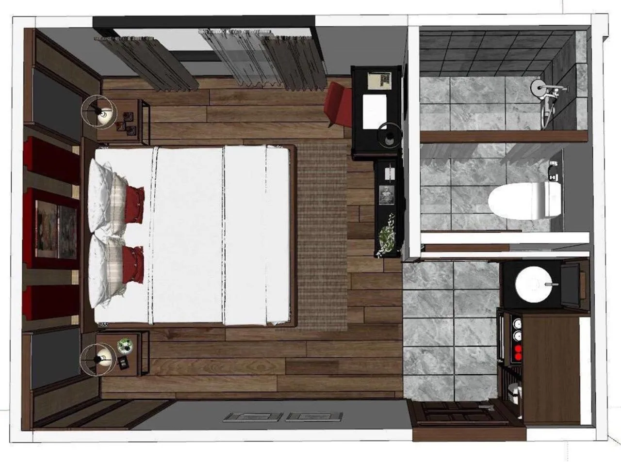 Photo of the whole room in Fang Chiang Mai โรงแรมแฟงเชียงใหม่