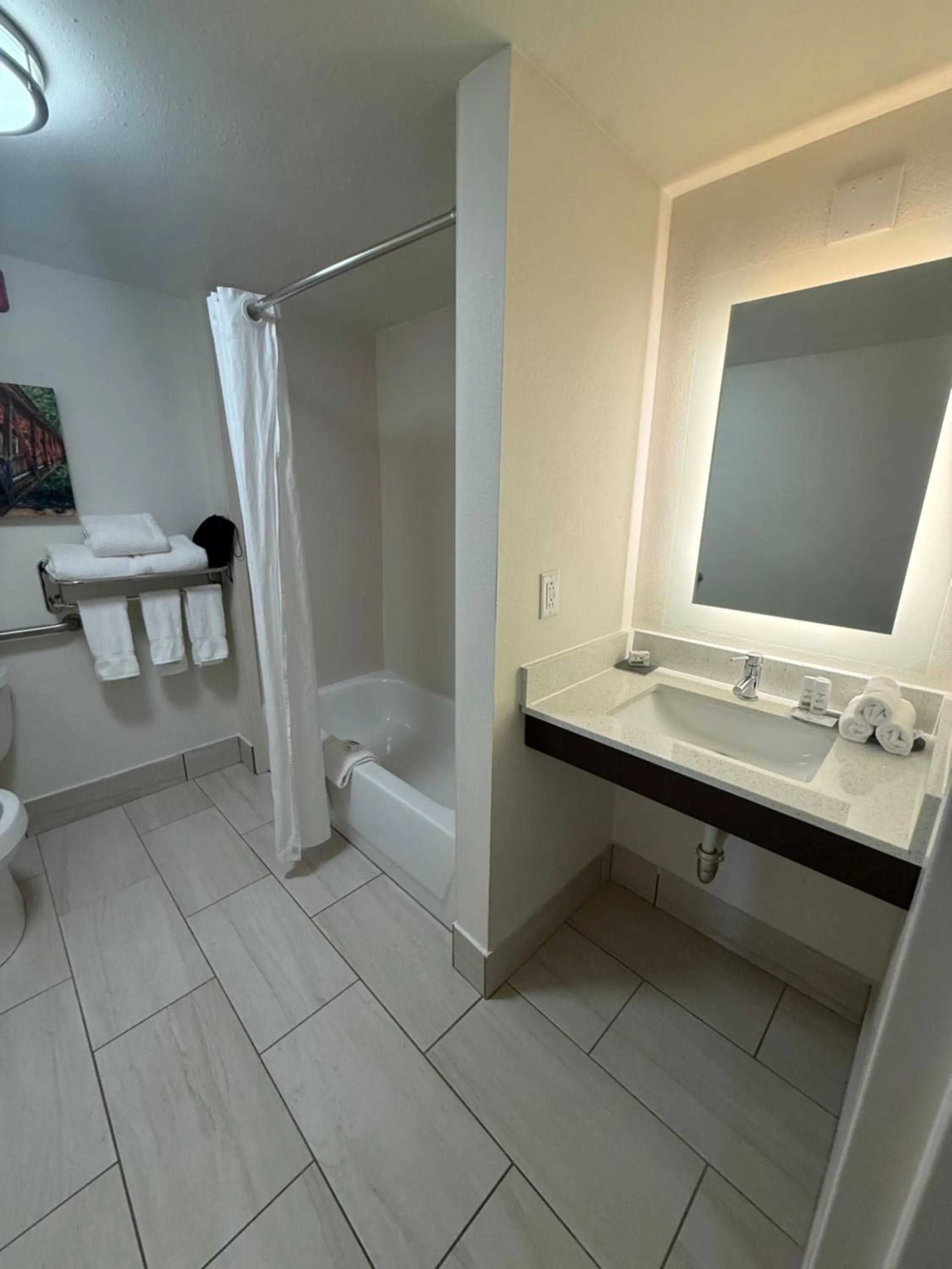 Shower in La Quinta by Wyndham Atlanta Douglasville