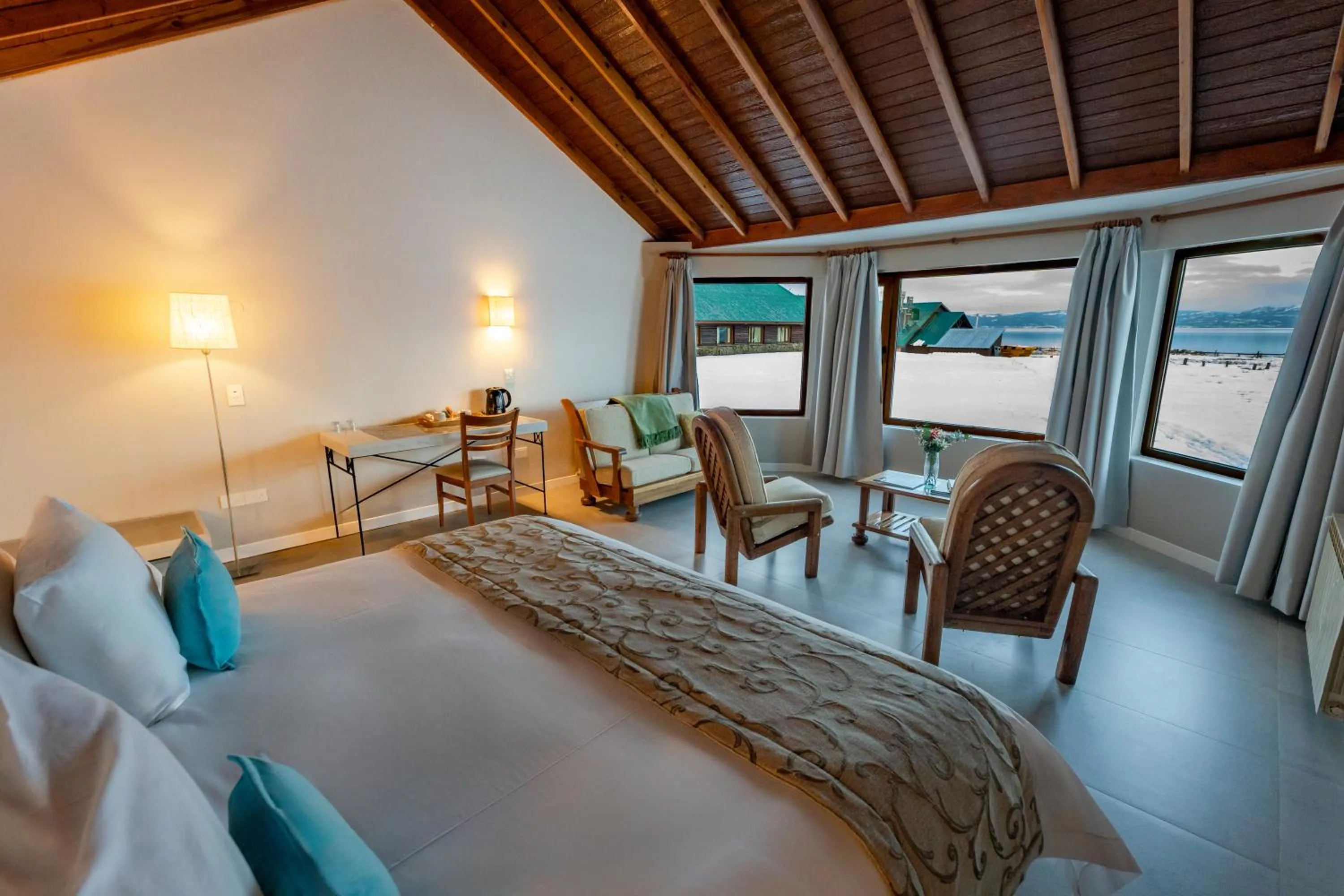 Bed in Tolkeyen Ushuaia Hotel