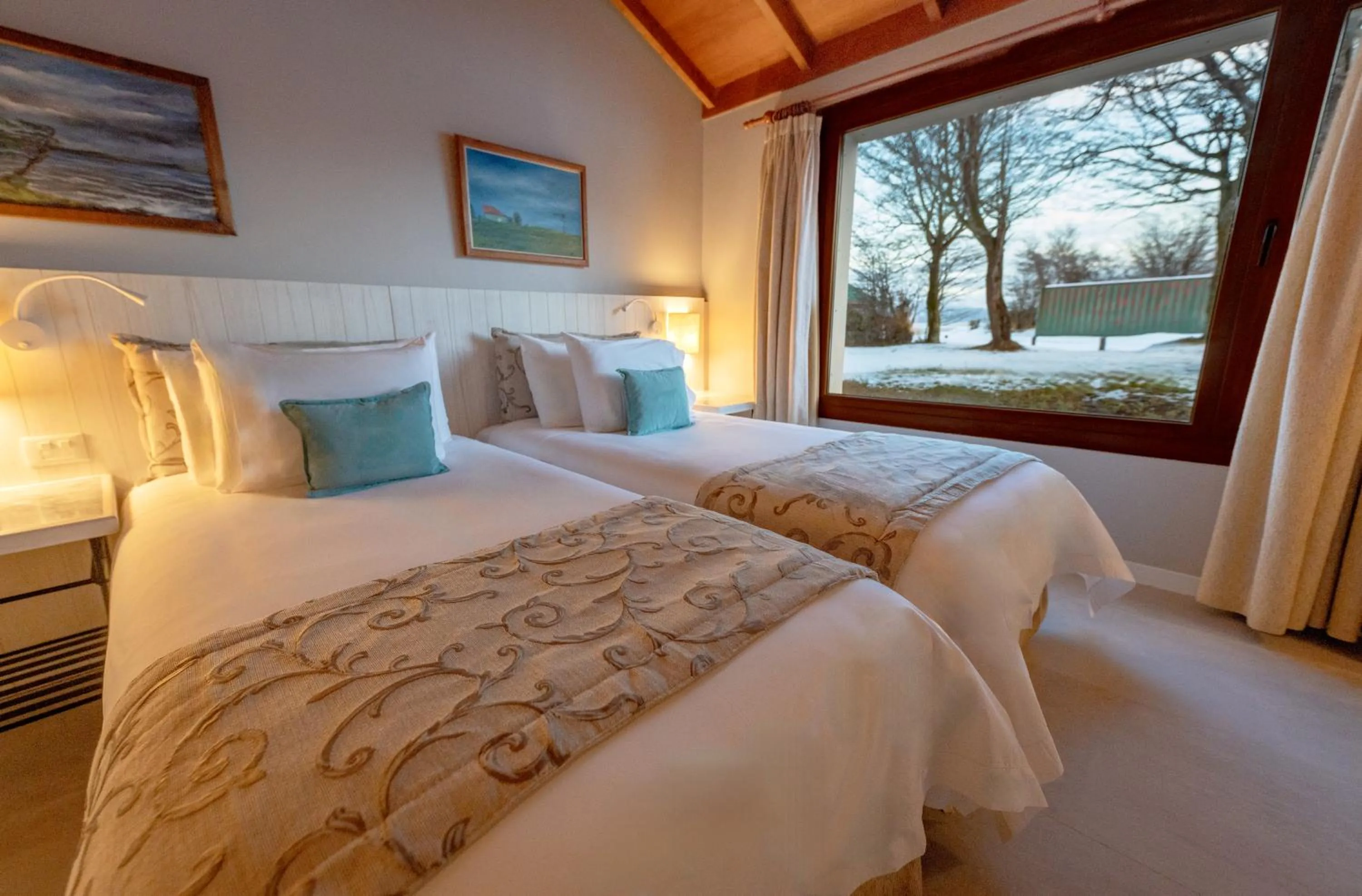 Bed in Tolkeyen Ushuaia Hotel