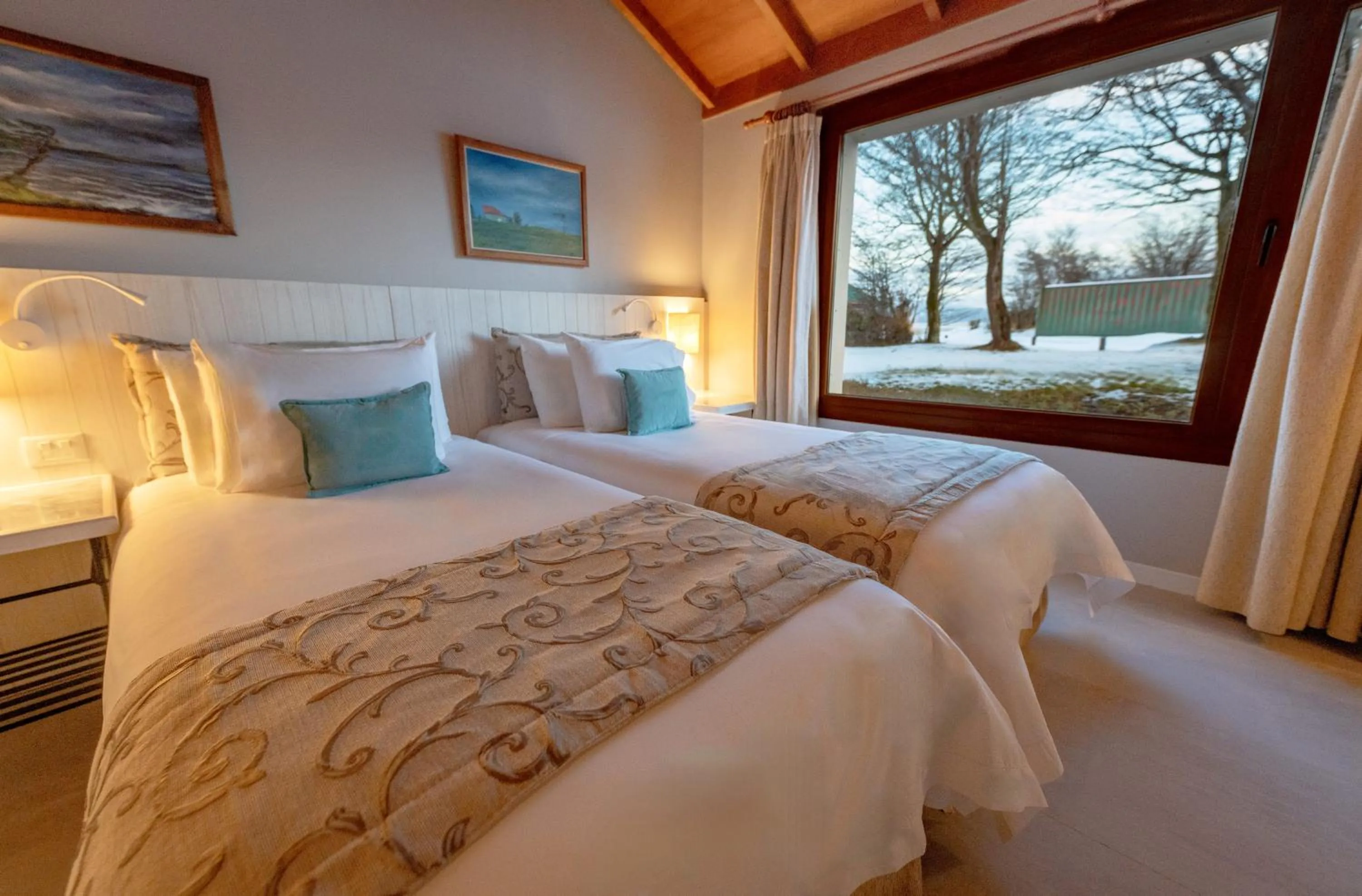 Bed in Tolkeyen Ushuaia Hotel