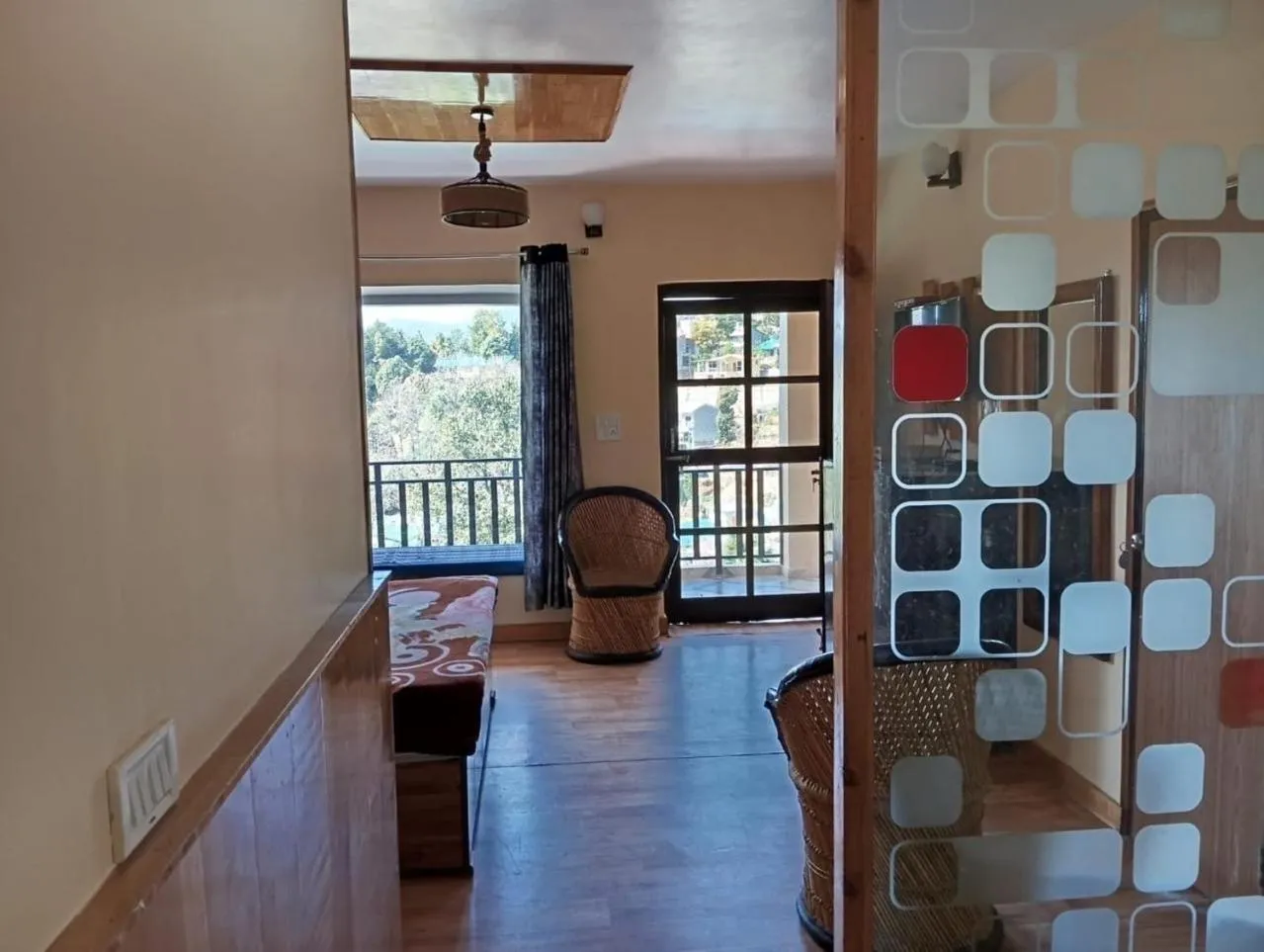 Living room in Khushi Cottage