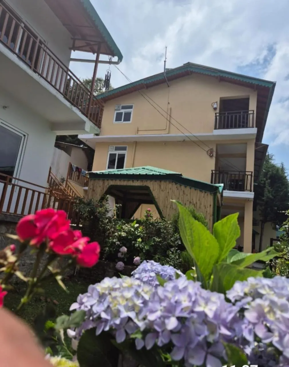 Garden view in Khushi Cottage