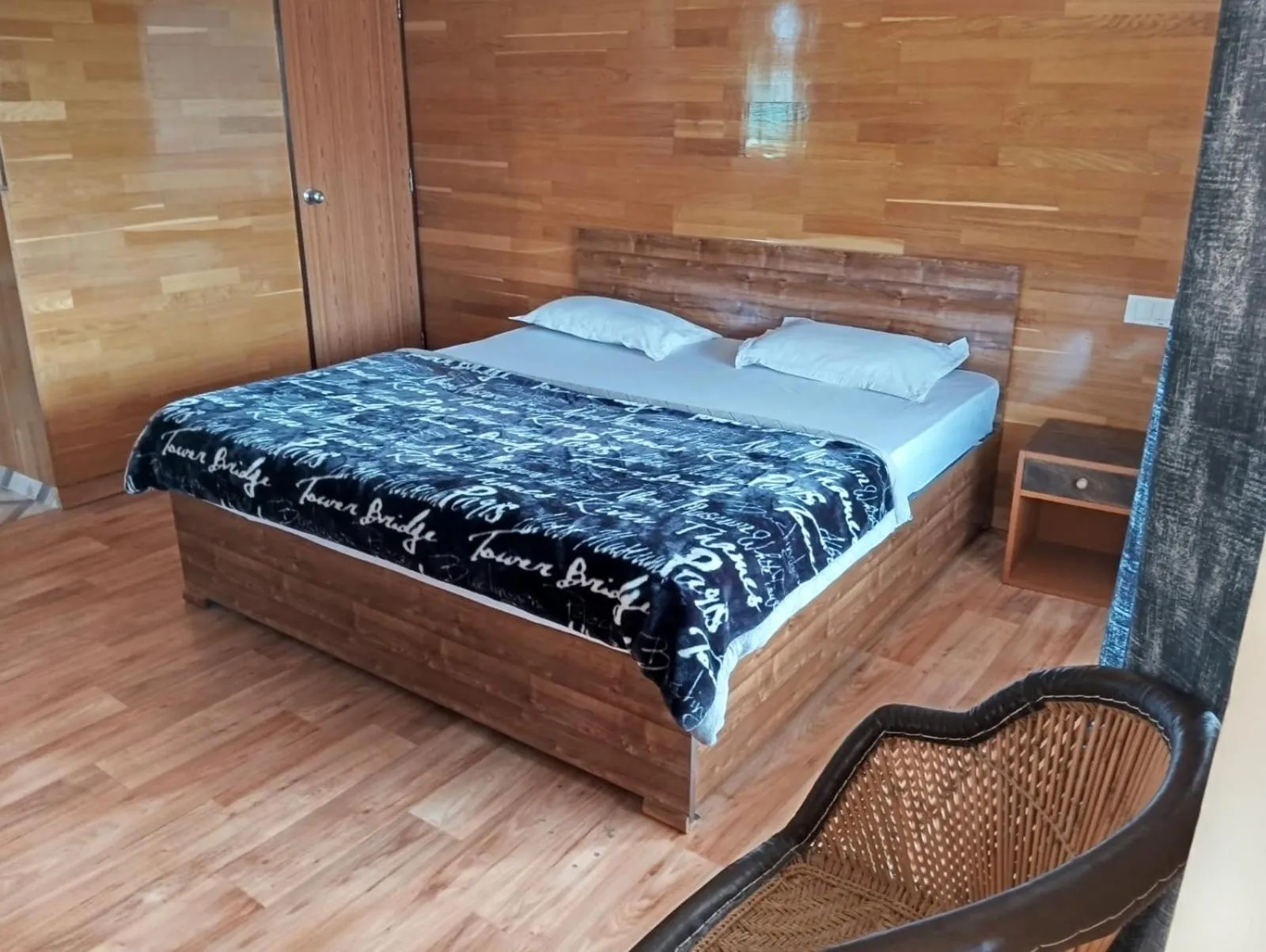 Bed in Khushi Cottage