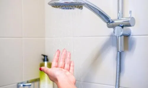 Bathroom in Residence Hotel Alba Palace