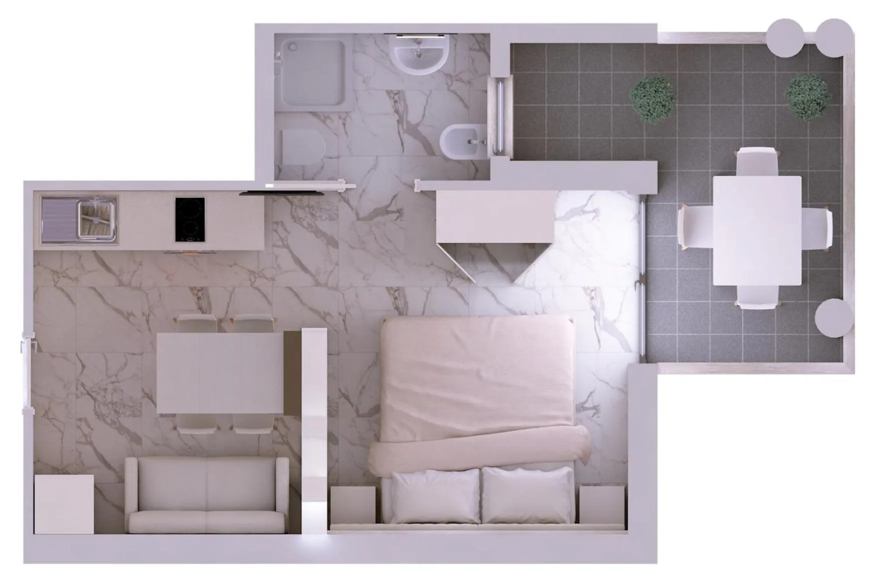 Floor plan in Residence Hotel Alba Palace