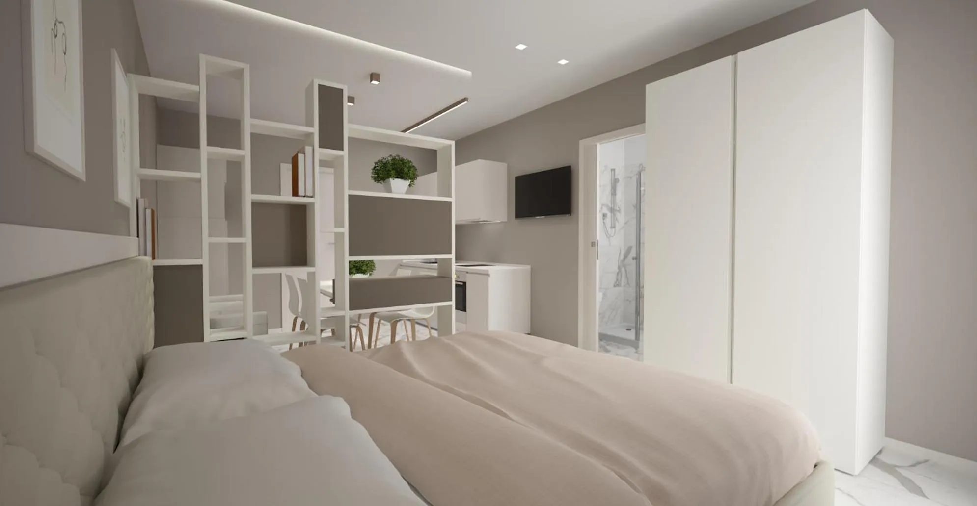 Photo of the whole room, Bed in Residence Hotel Alba Palace