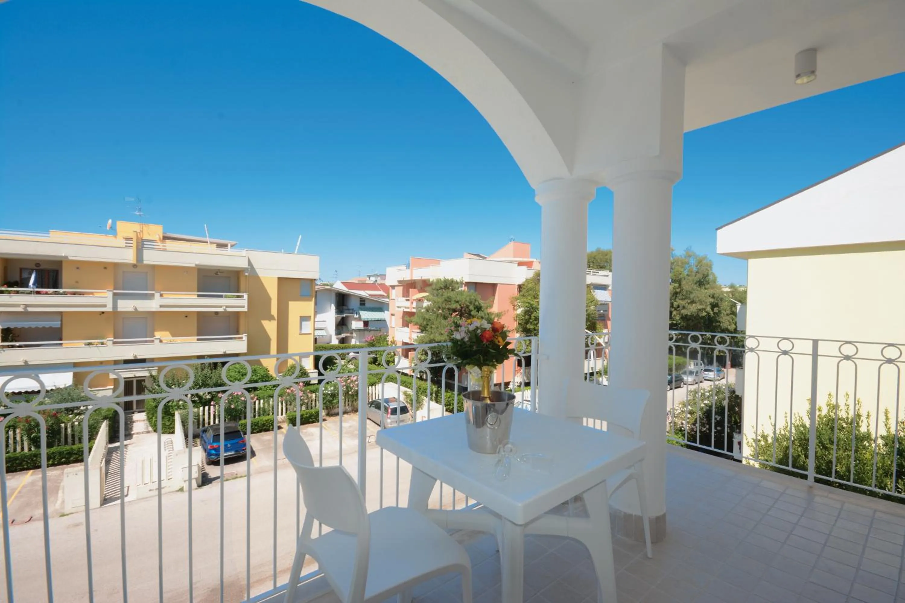 Balcony/Terrace in Residence Hotel Alba Palace