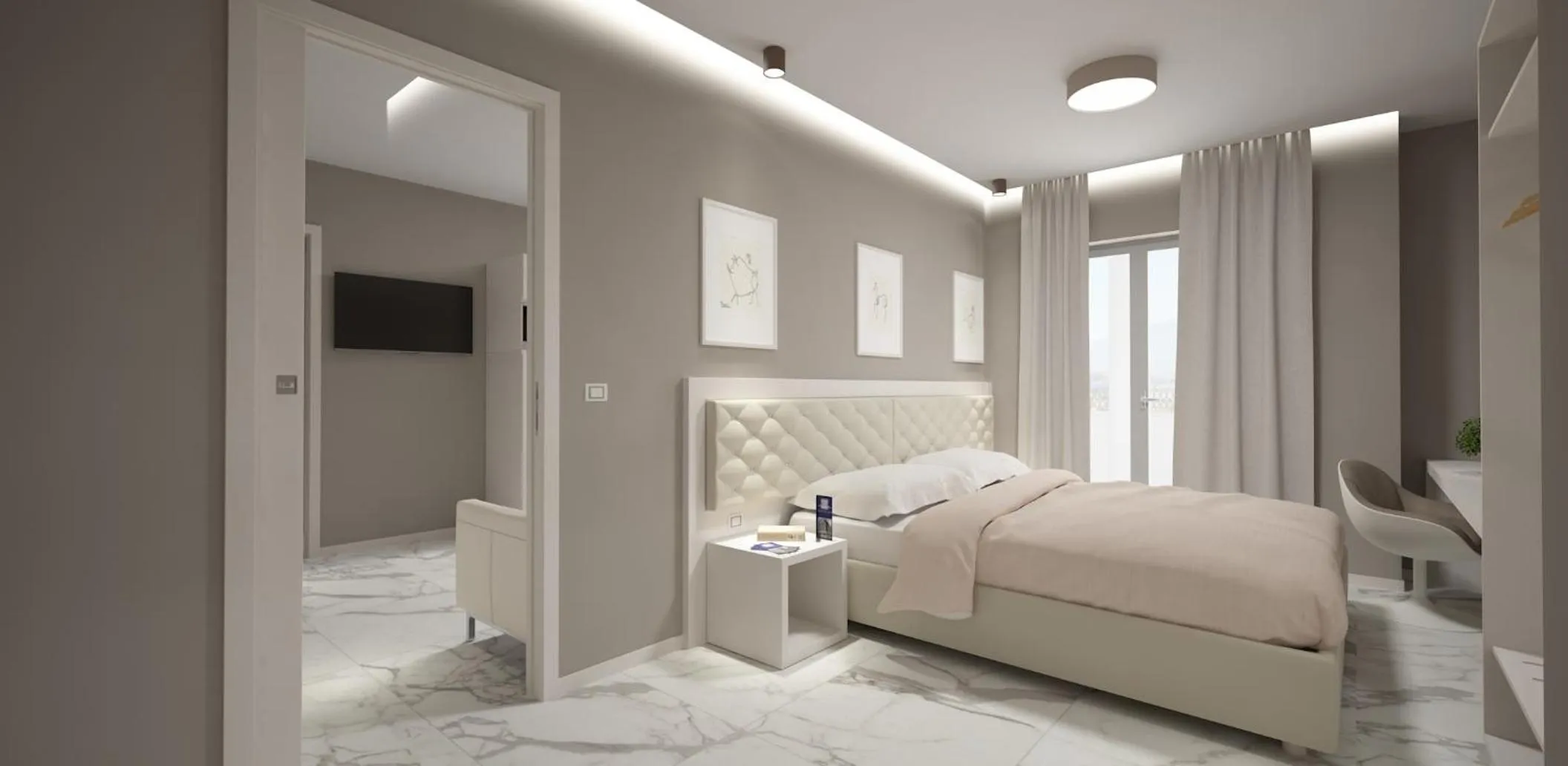 Photo of the whole room, Bed in Residence Hotel Alba Palace