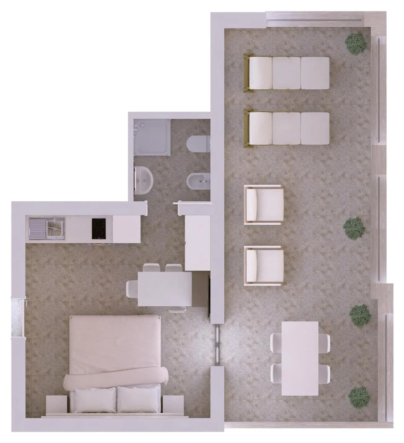 Floor plan in Residence Hotel Alba Palace