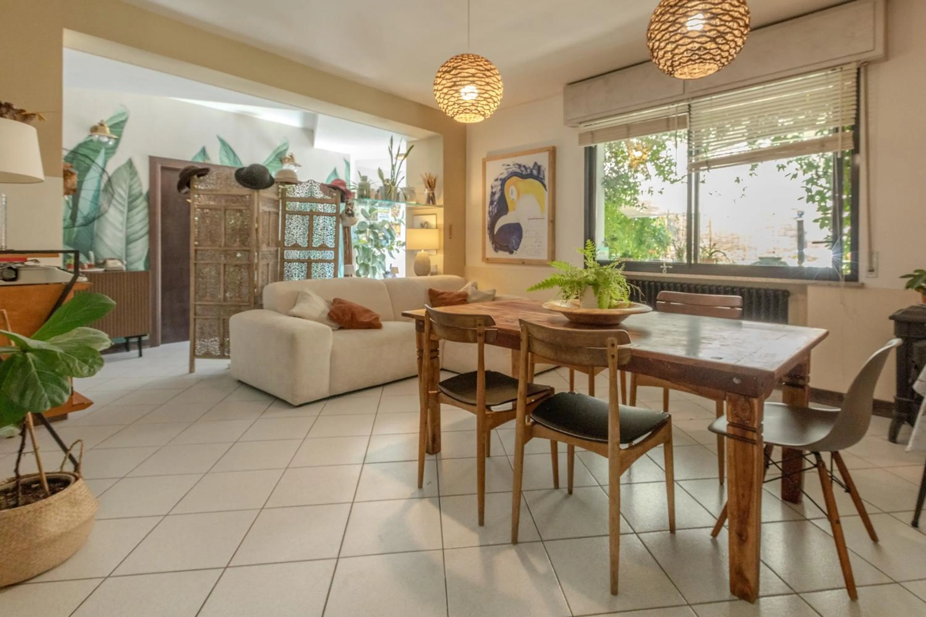 Communal lounge/ TV room in B&B La Volpina