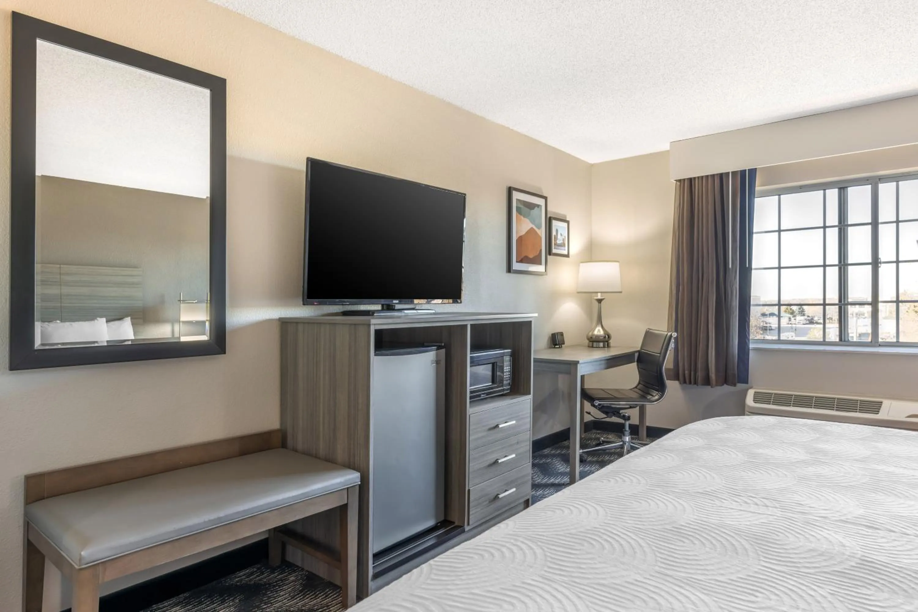 TV and multimedia, Bed in Country Inn & Suites by Radisson Bolingbrook, I-55