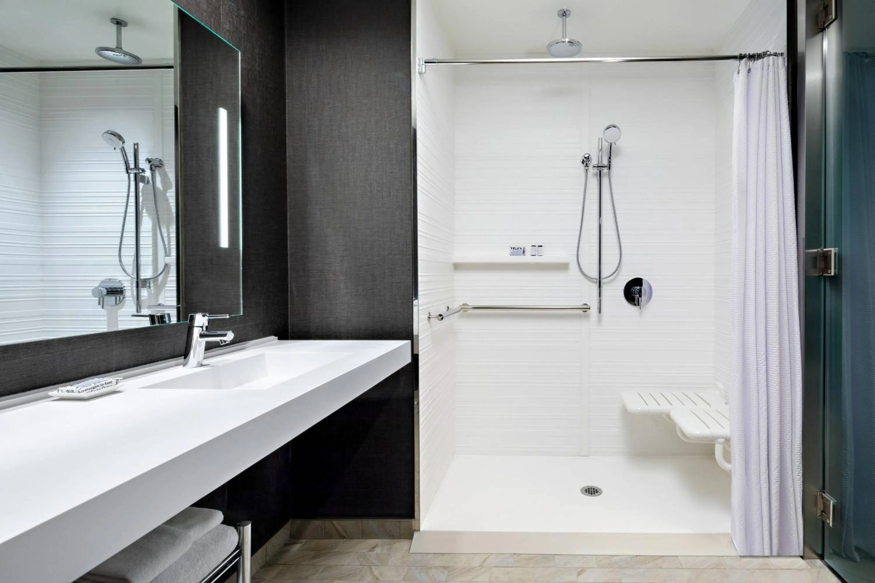 Bathroom in AC Hotel by Marriott Grand Rapids Downtown