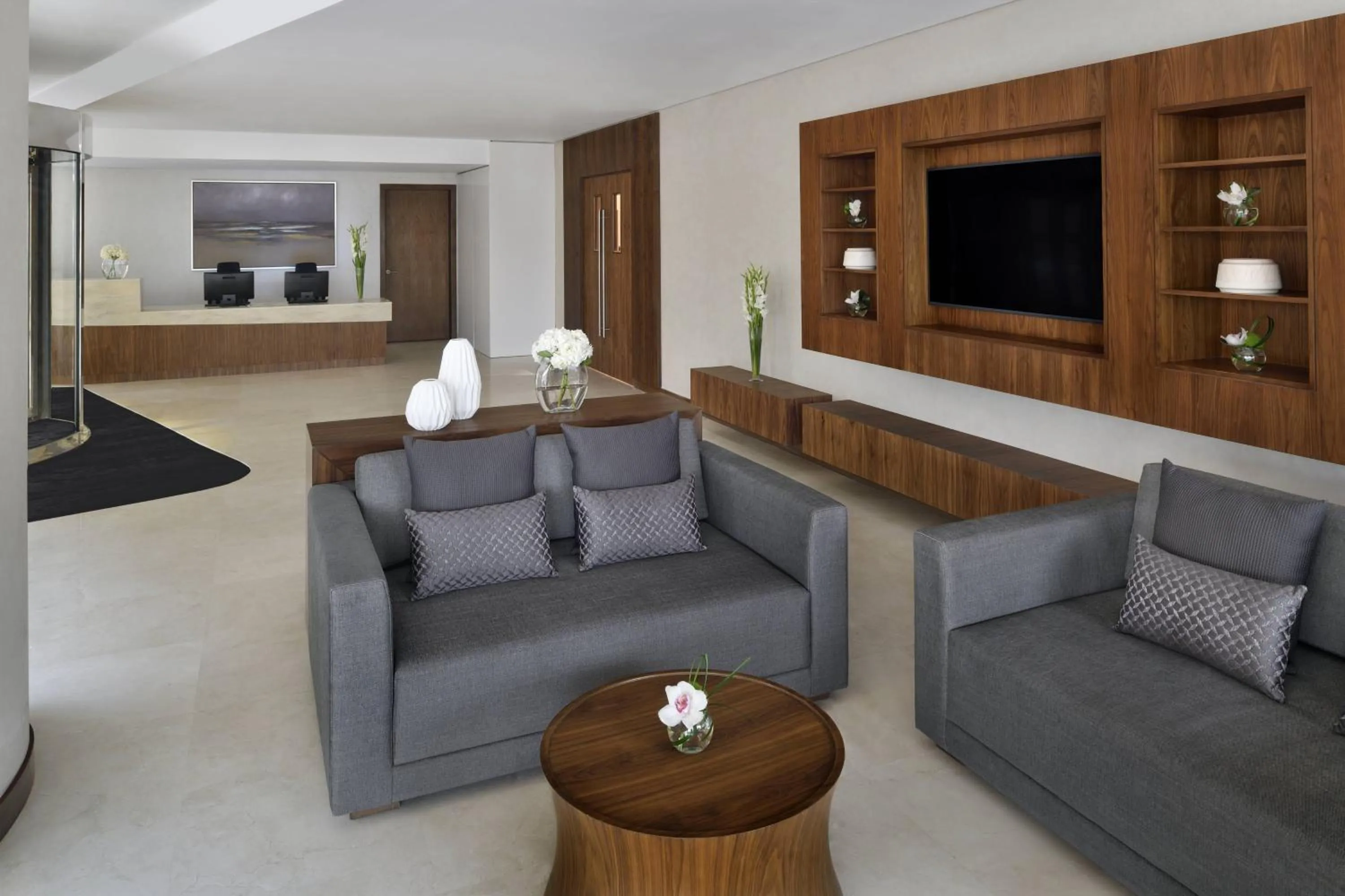 Lobby or reception in Riyadh Diplomatic Quarter - Marriott Executive Apartments