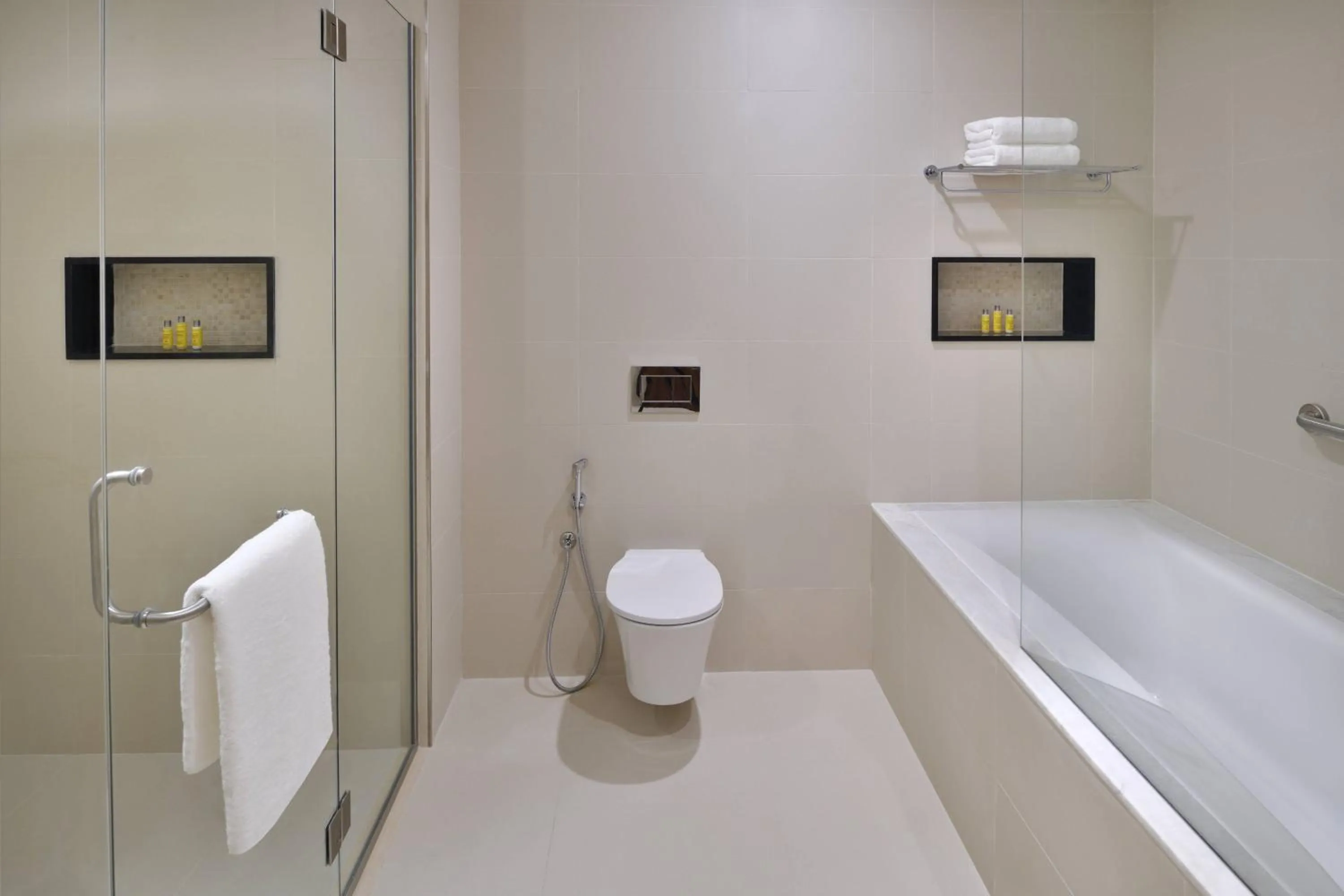 Bathroom in Riyadh Diplomatic Quarter - Marriott Executive Apartments