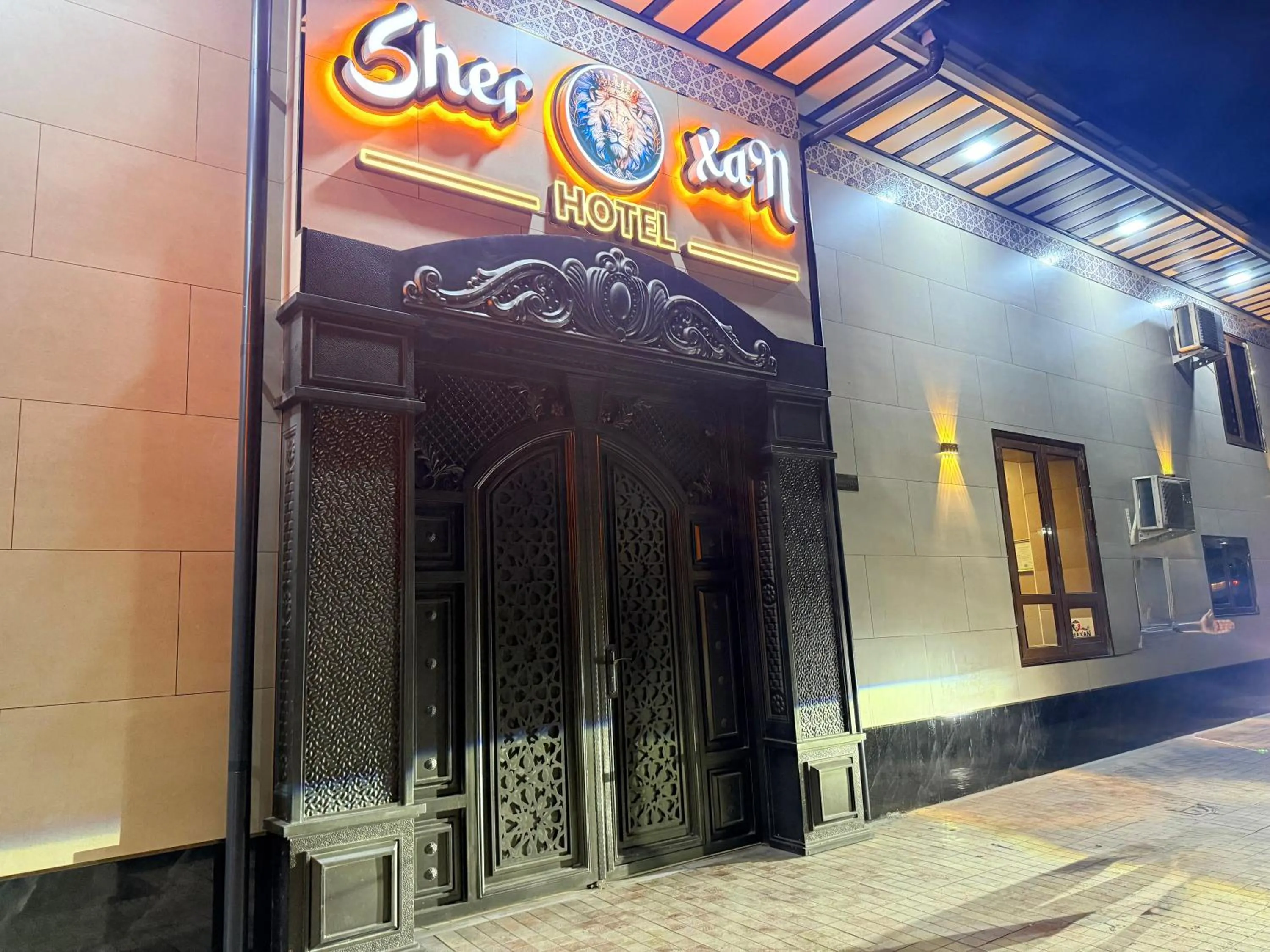 Facade/entrance in Sherxan Hotel