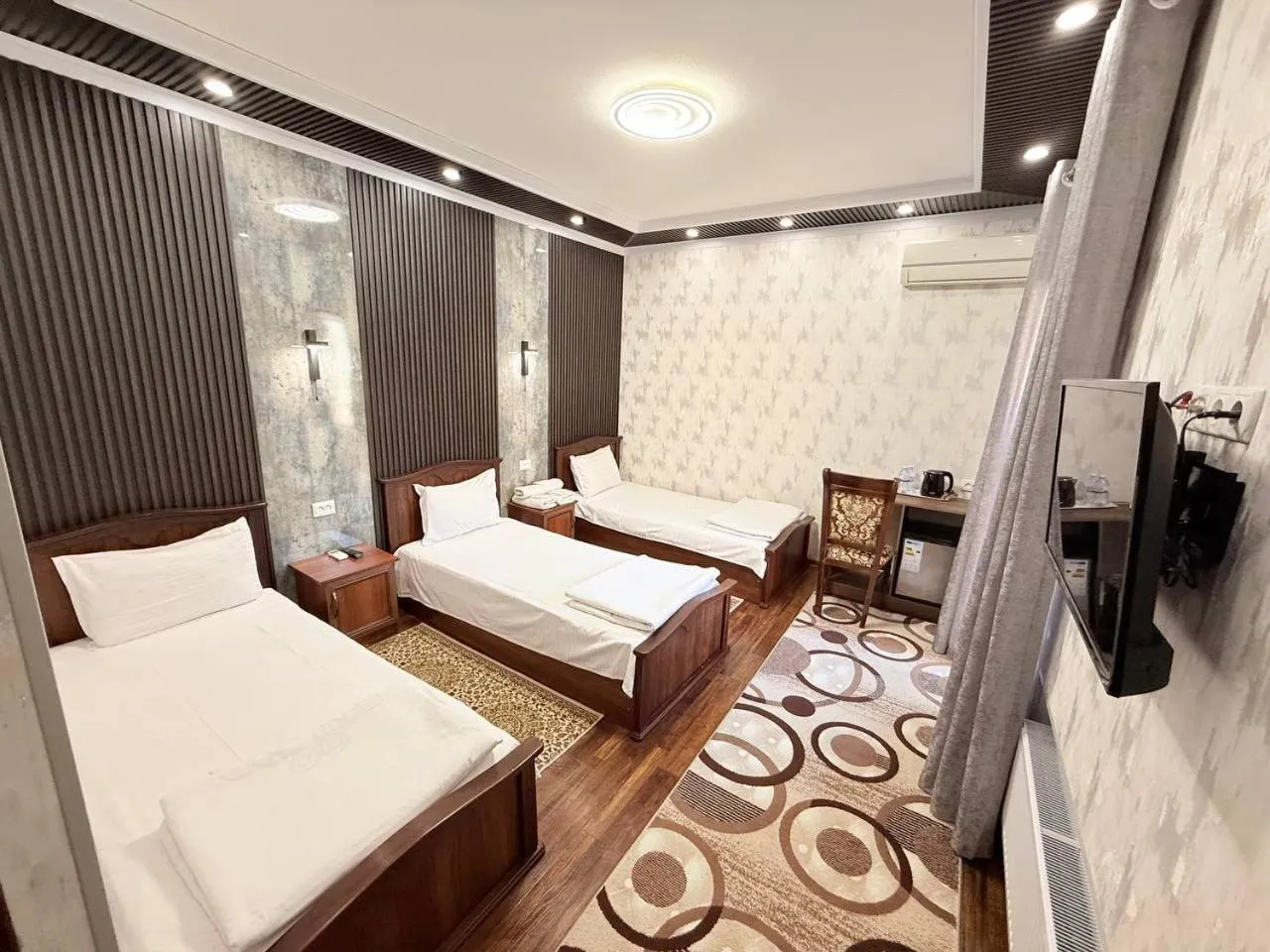 View (from property/room), Bed in Sherxan Hotel