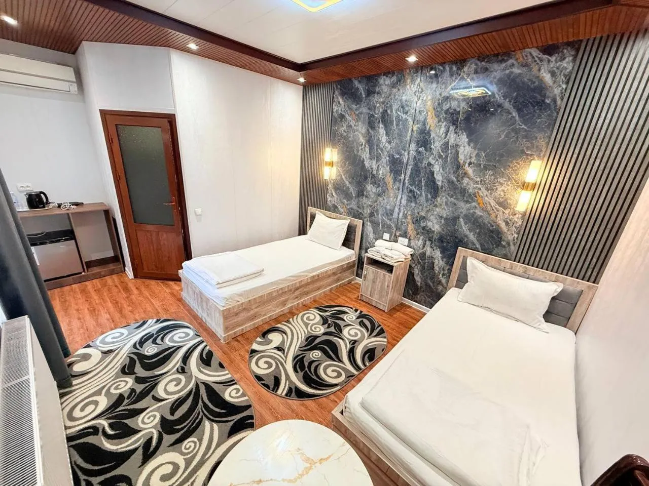 Photo of the whole room, Bed in Sherxan Hotel