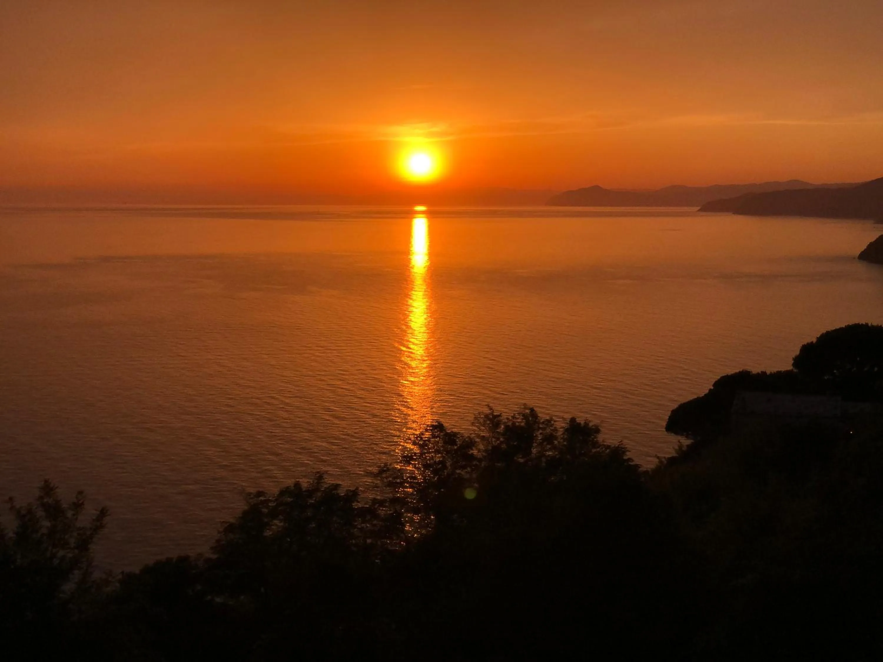 Sunset in Hotel La Giada del Mesco
