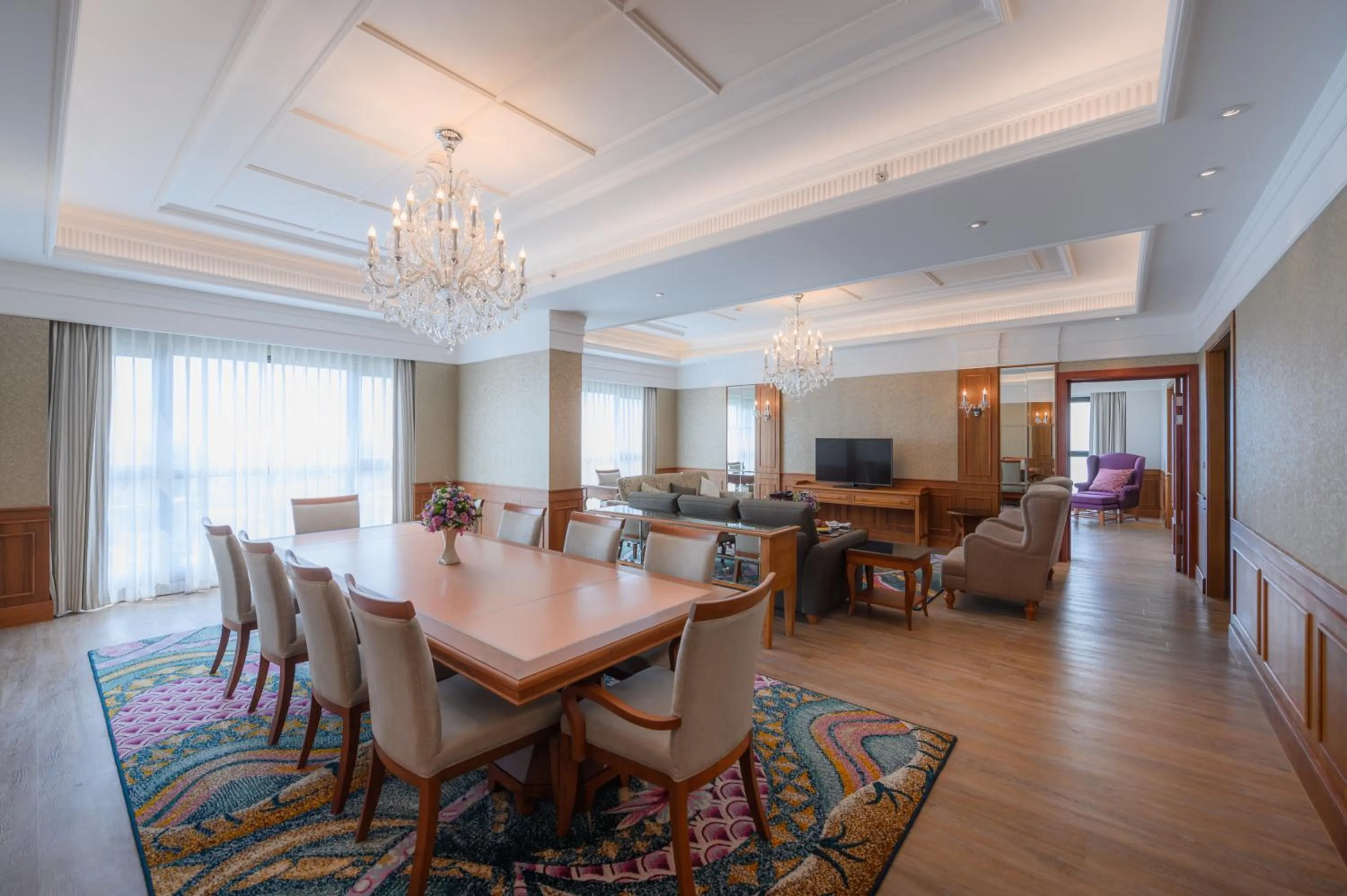 Dining area in The Empress Premier Chiang Mai