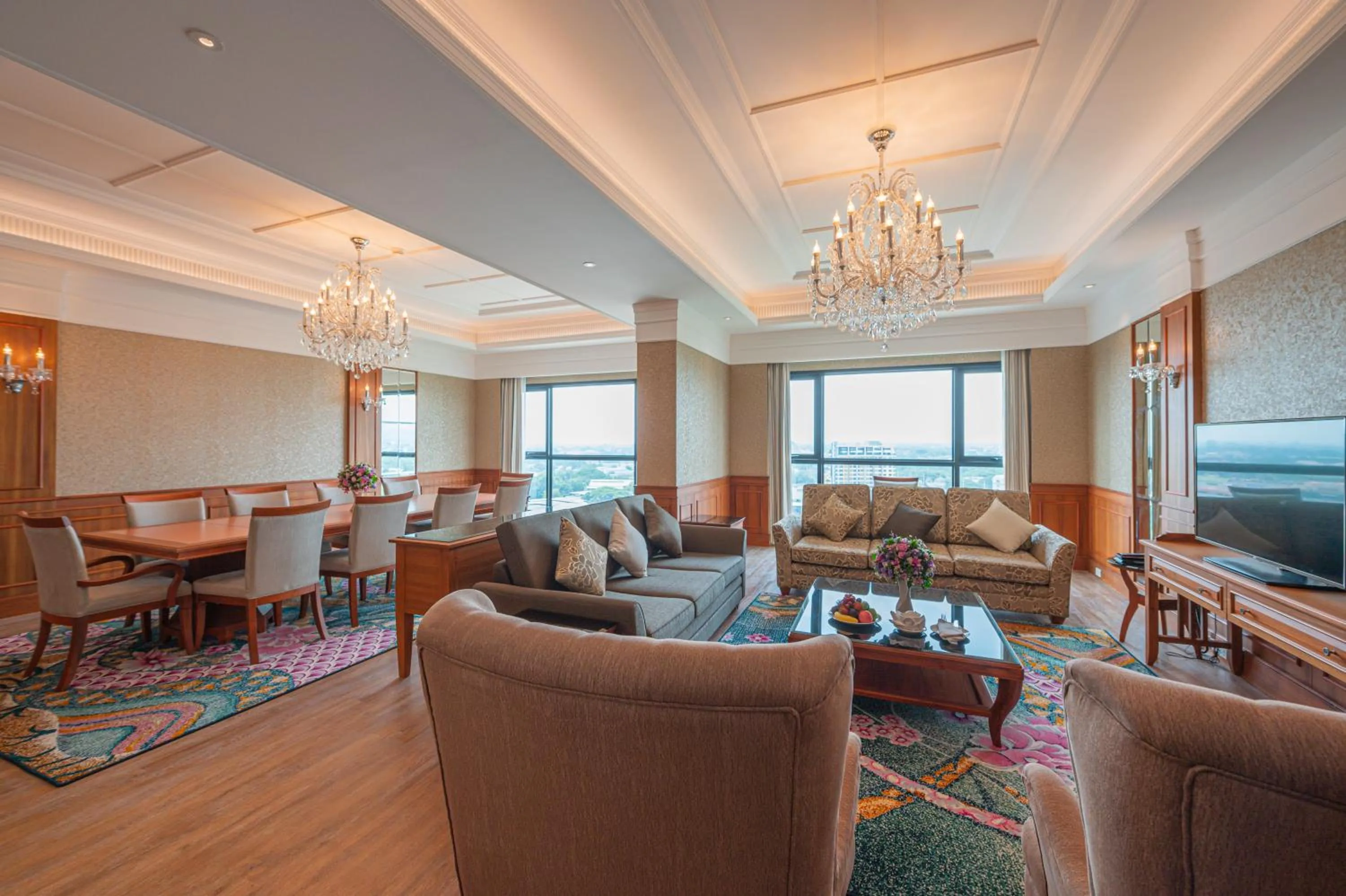 Seating area in The Empress Premier Chiang Mai