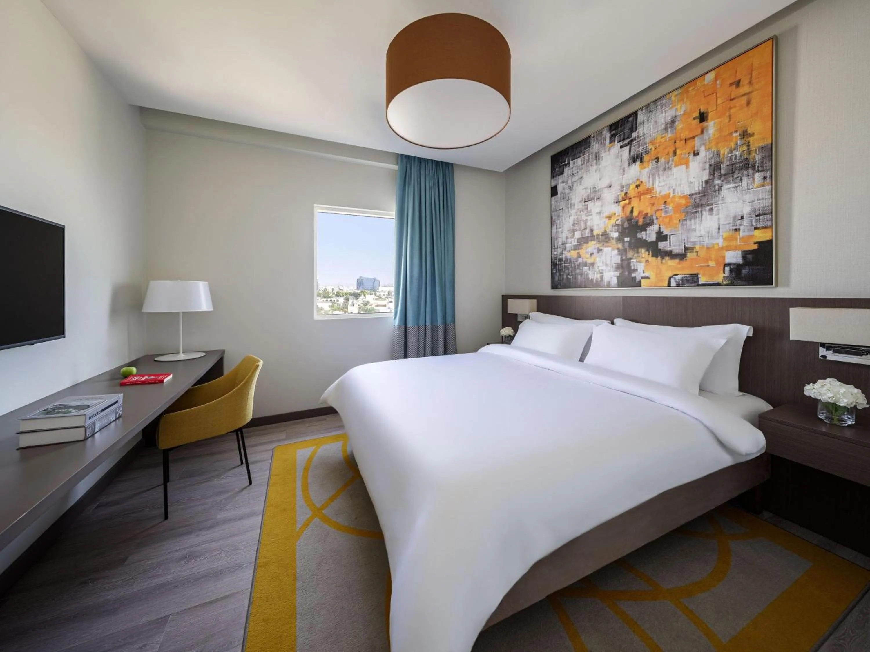 Bedroom, Bed in Adagio Aparthotel Jeddah Malik Road