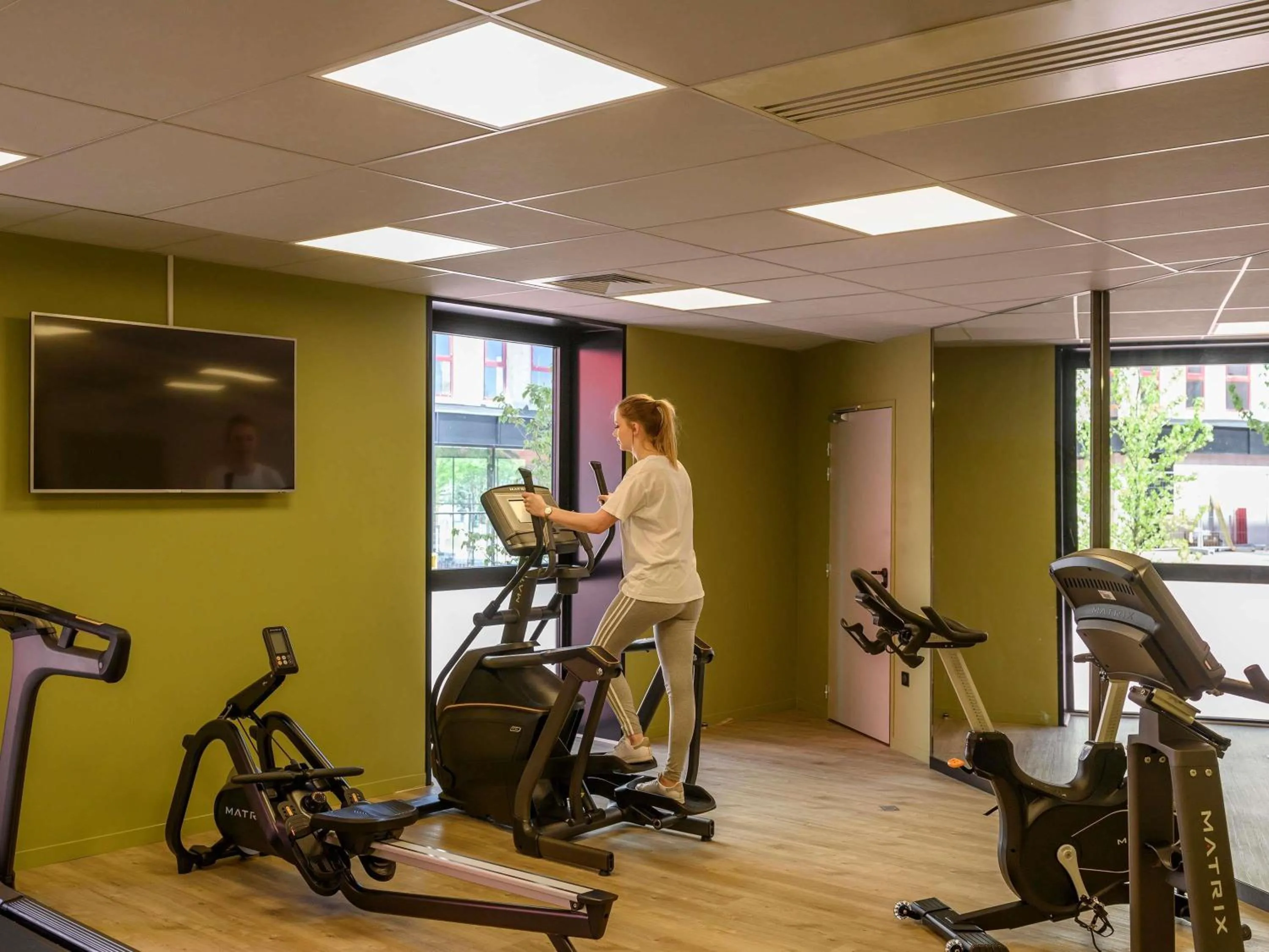 Fitness centre/facilities in Novotel Saint-Étienne Centre Gare Châteaucreux
