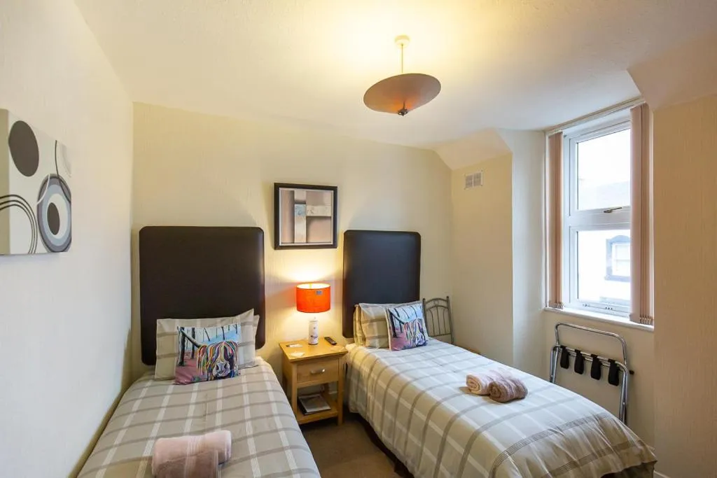 Bed in The Trout Fly Guest House