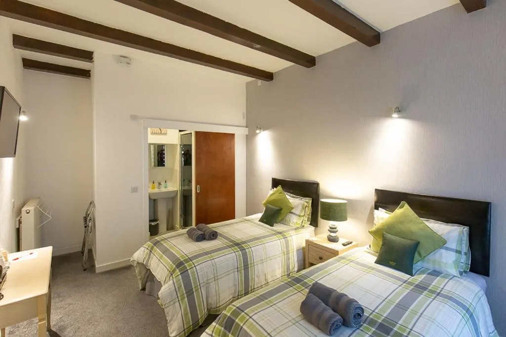 Bed in The Trout Fly Guest House