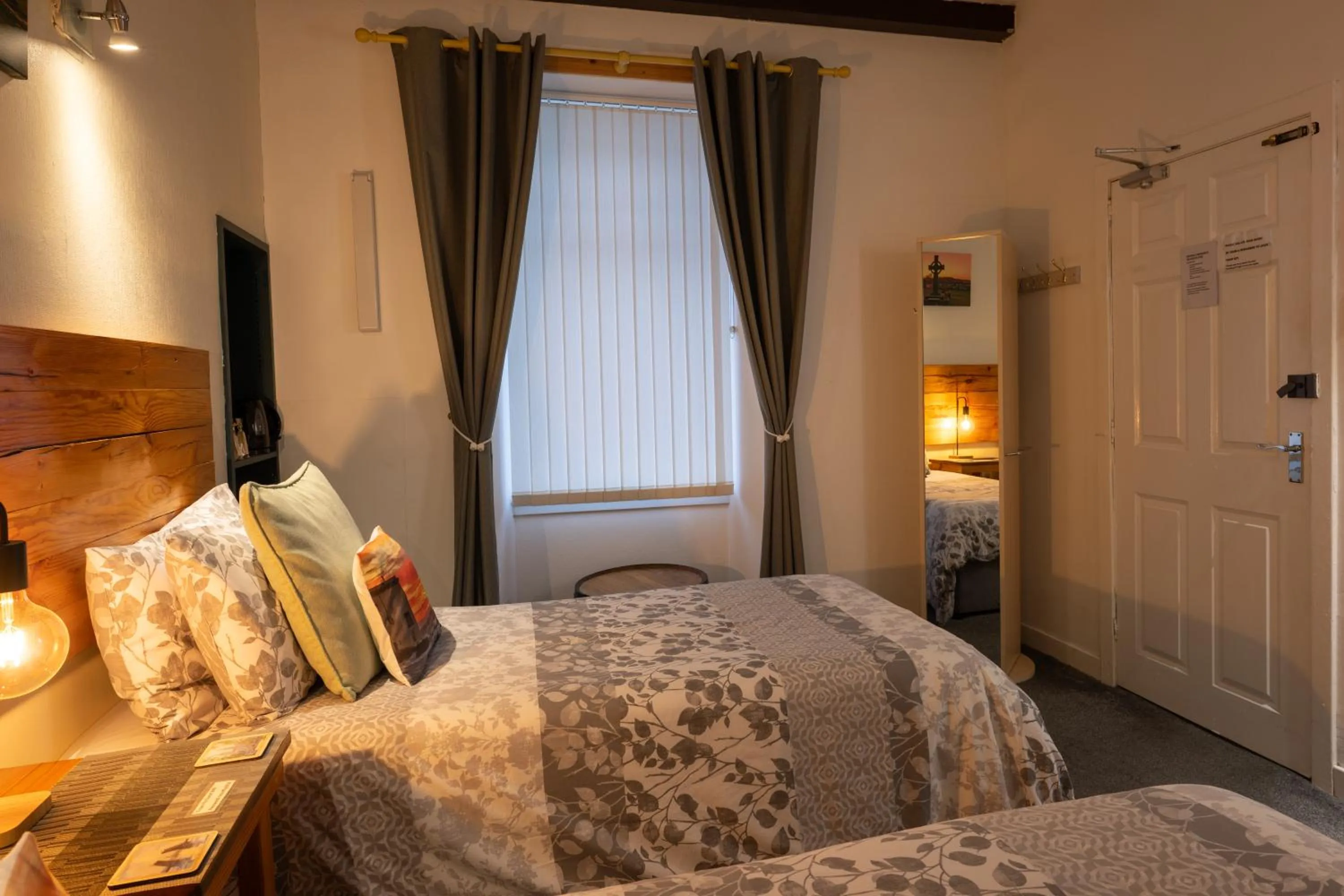 Bed in The Trout Fly Guest House