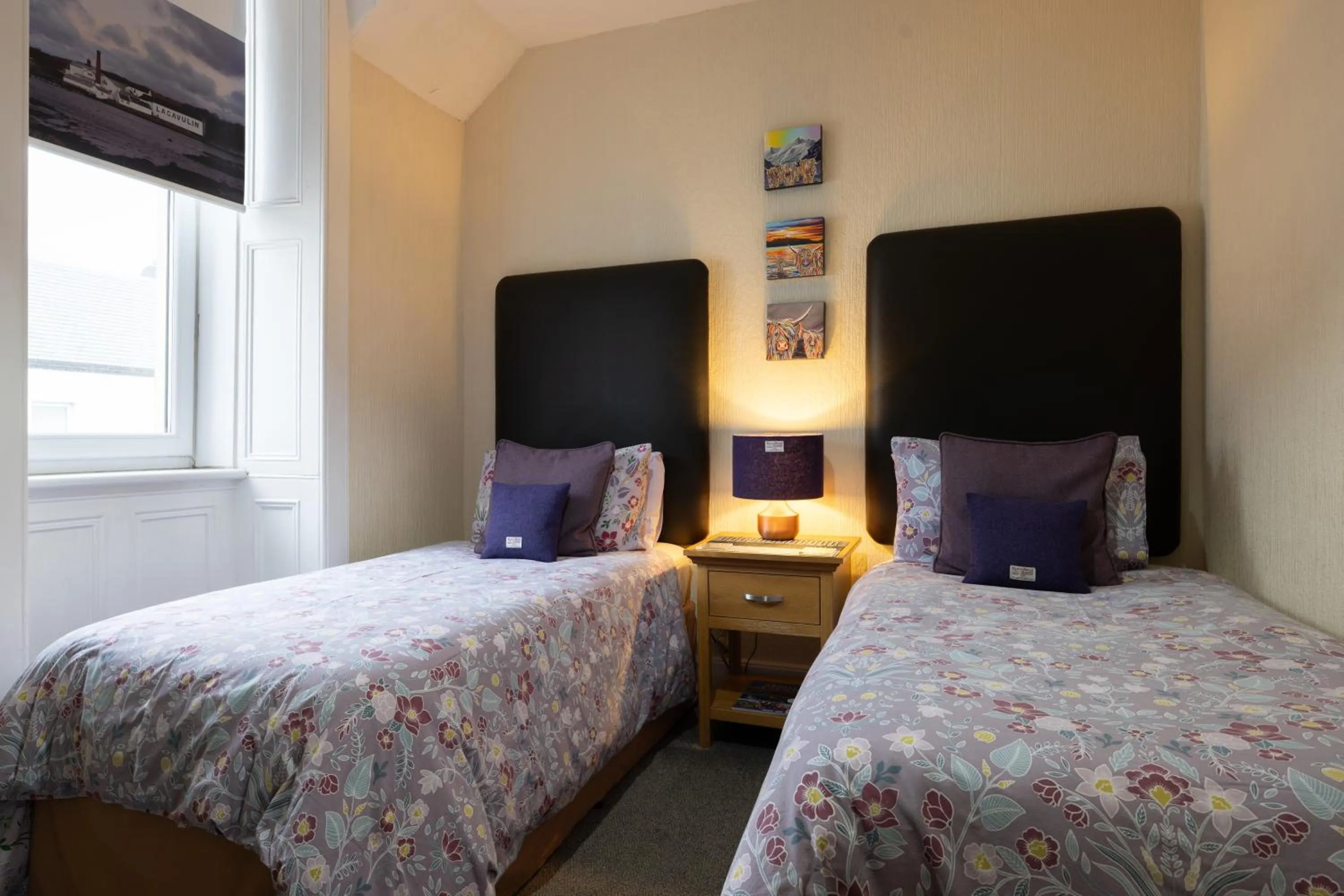 Bed in The Trout Fly Guest House