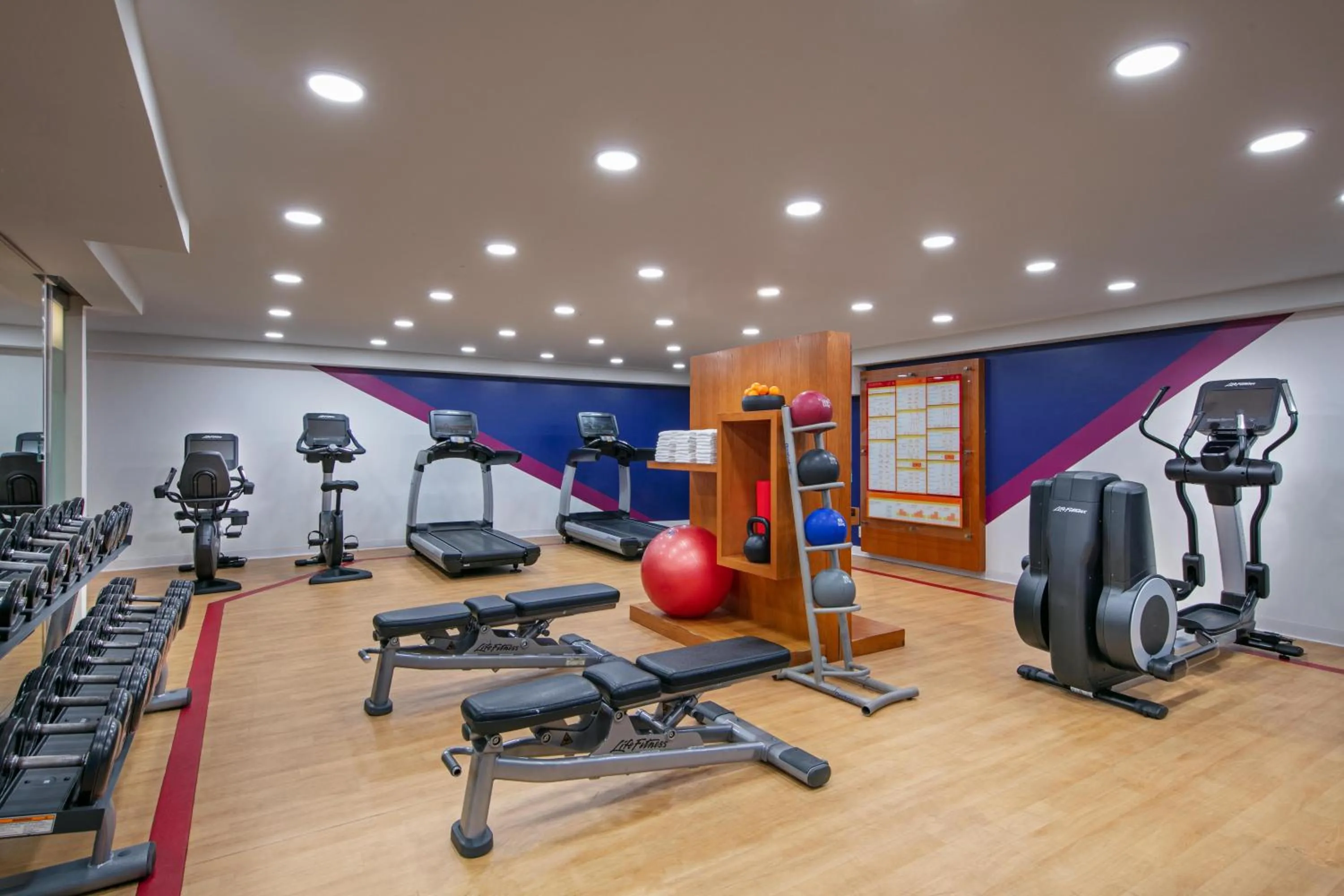 Fitness centre/facilities in Hotel Dena, Pasadena Los Angeles, a Tribute Portfolio Hotel