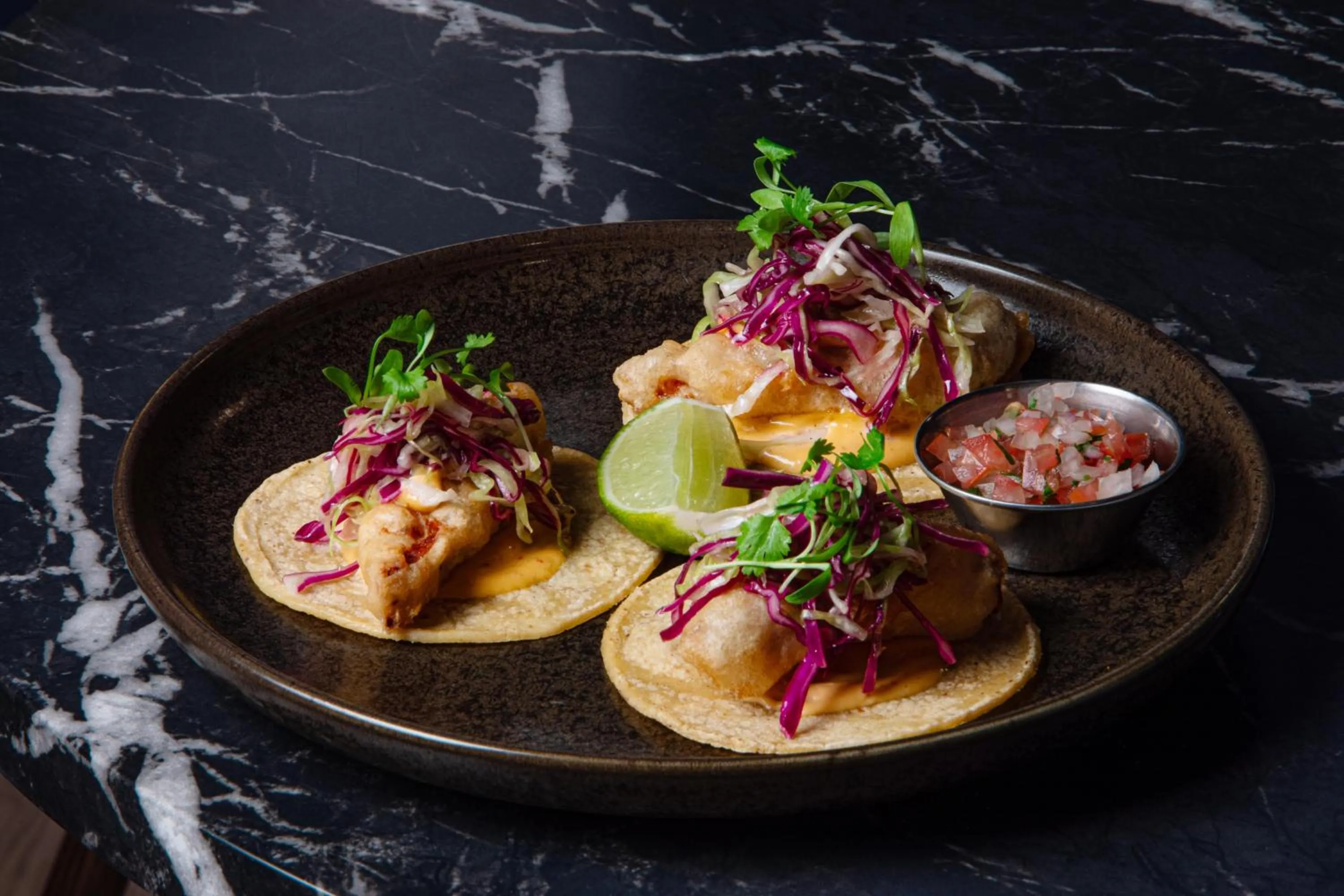 Food close-up in Hotel Dena, Pasadena Los Angeles, a Tribute Portfolio Hotel