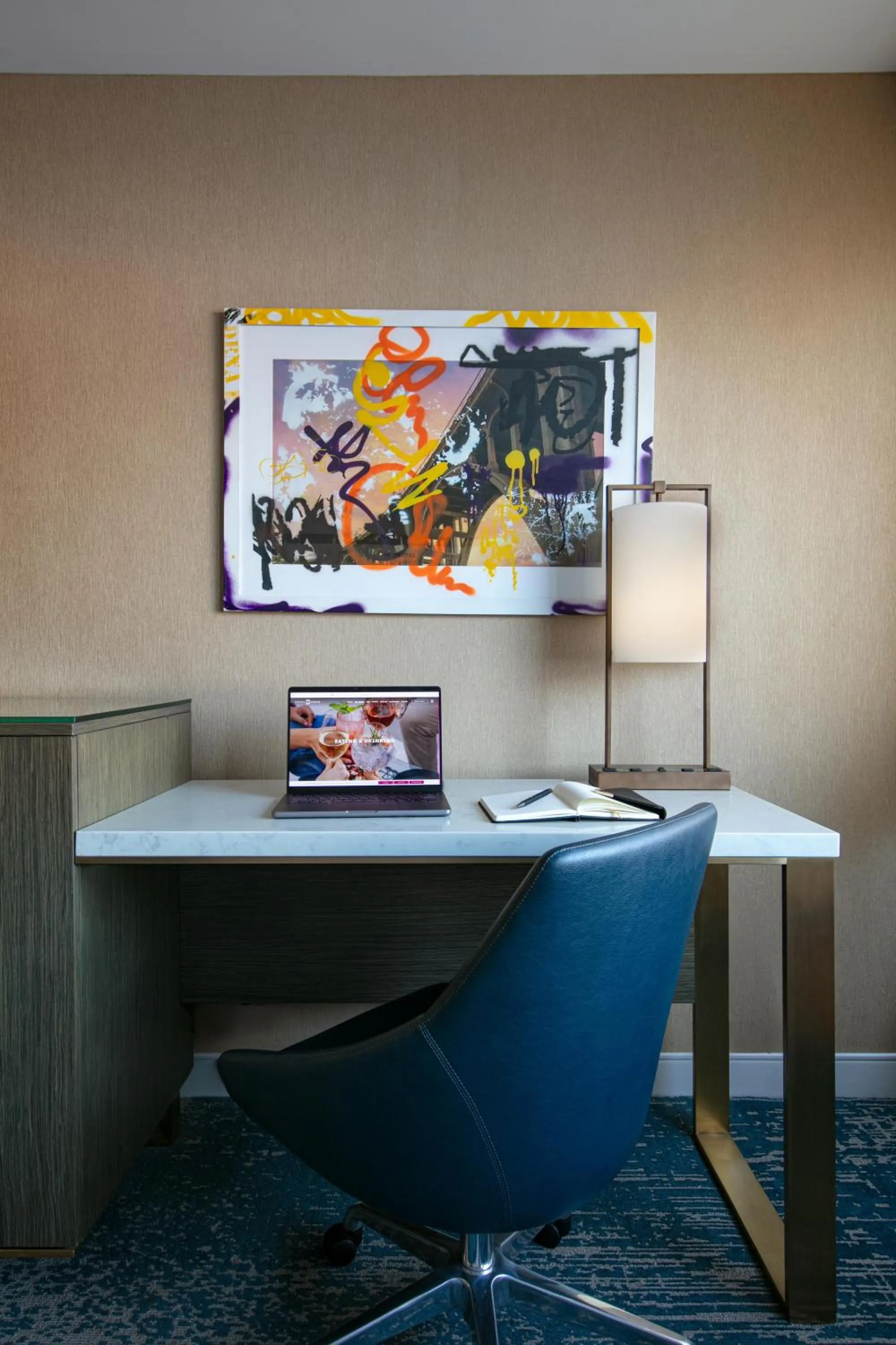 Bedroom in Hotel Dena, Pasadena Los Angeles, a Tribute Portfolio Hotel