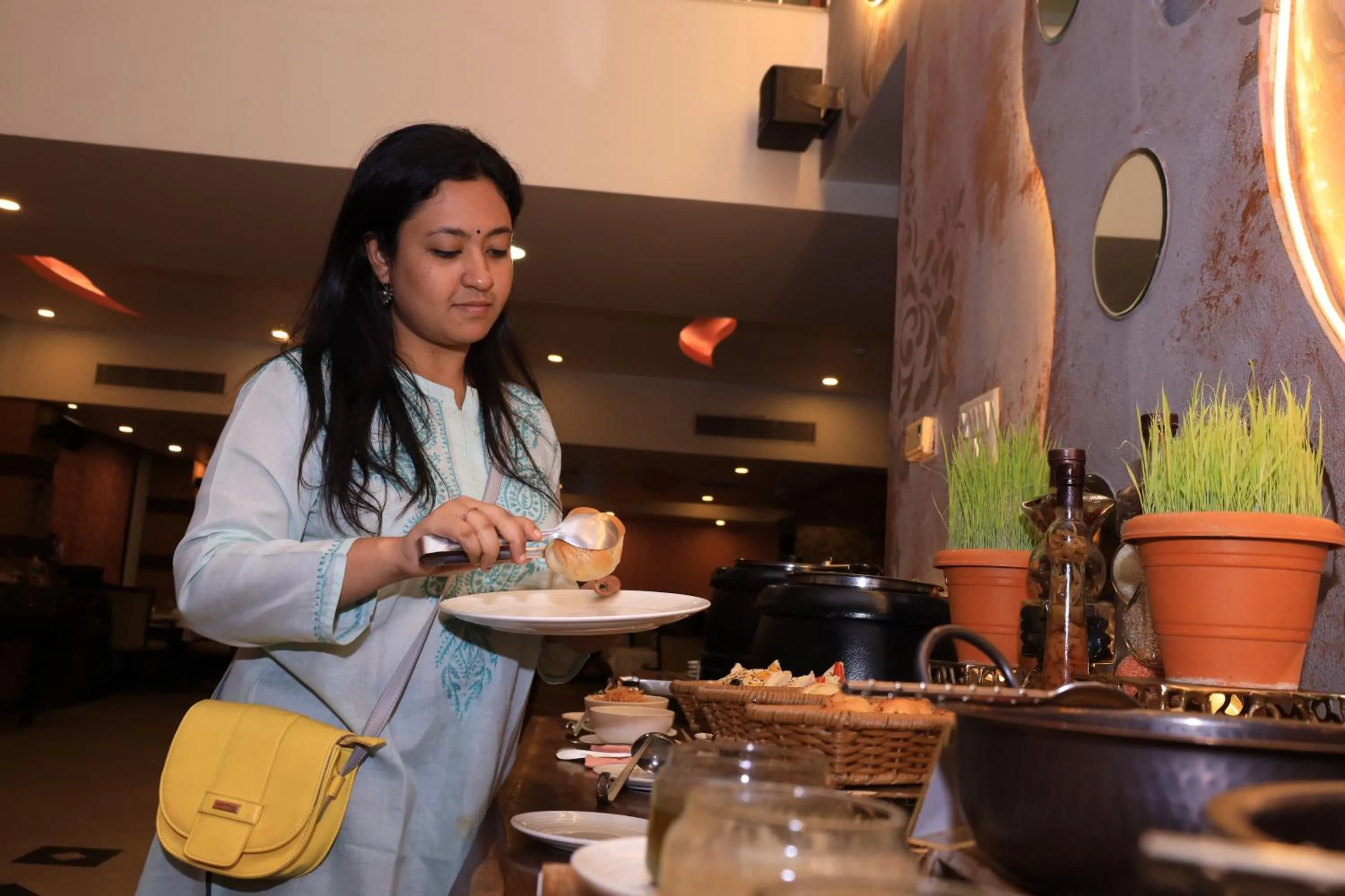 Buffet breakfast in Aananda Imperial