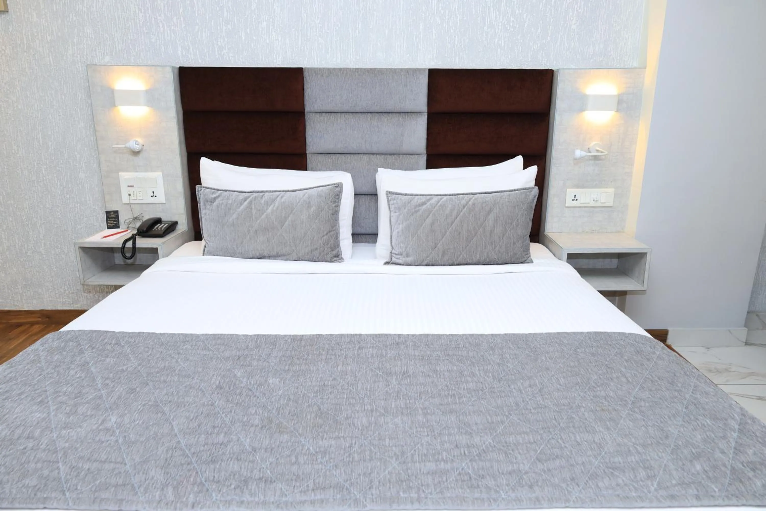 Bed in Aananda Imperial