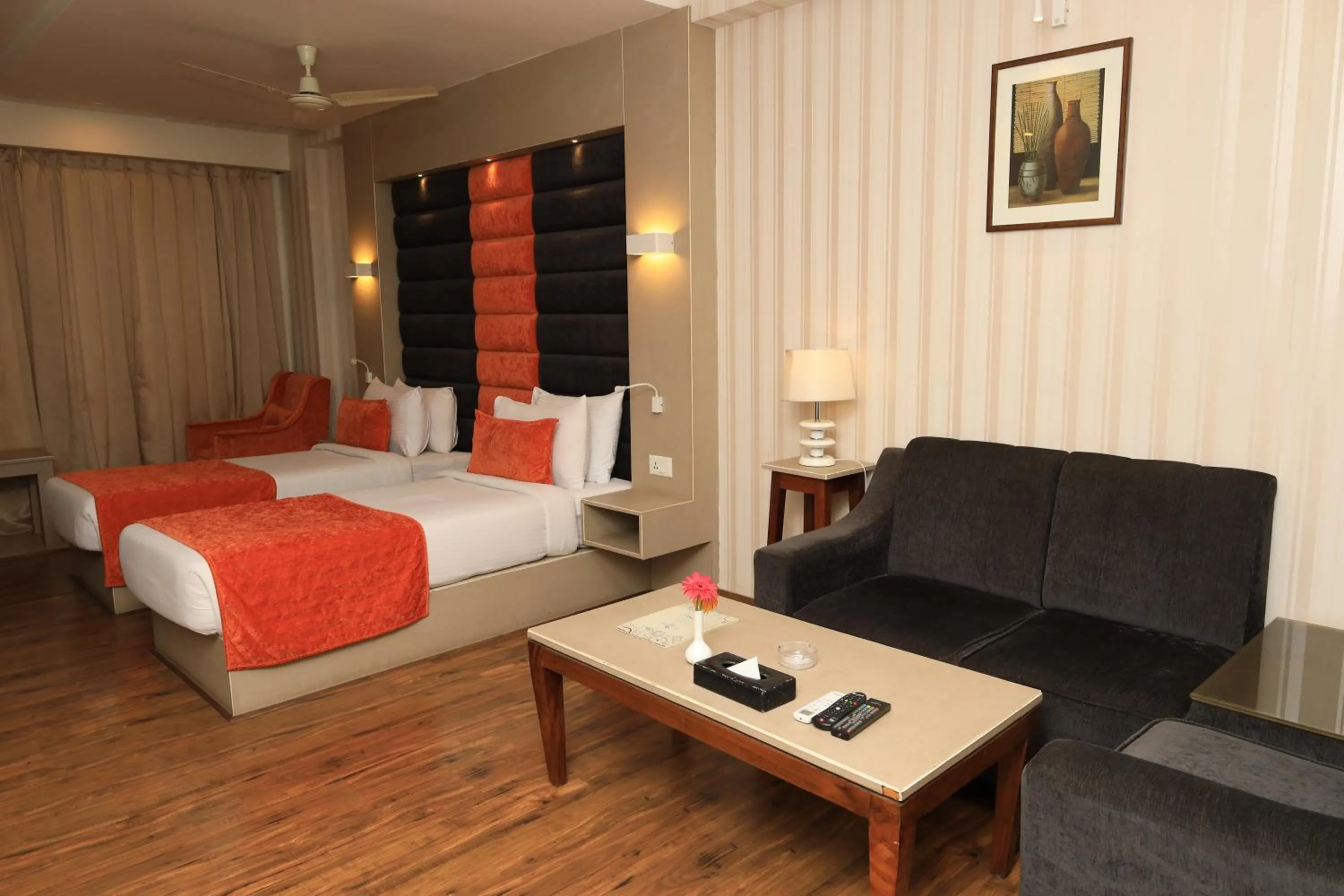 Bed in Aananda Imperial