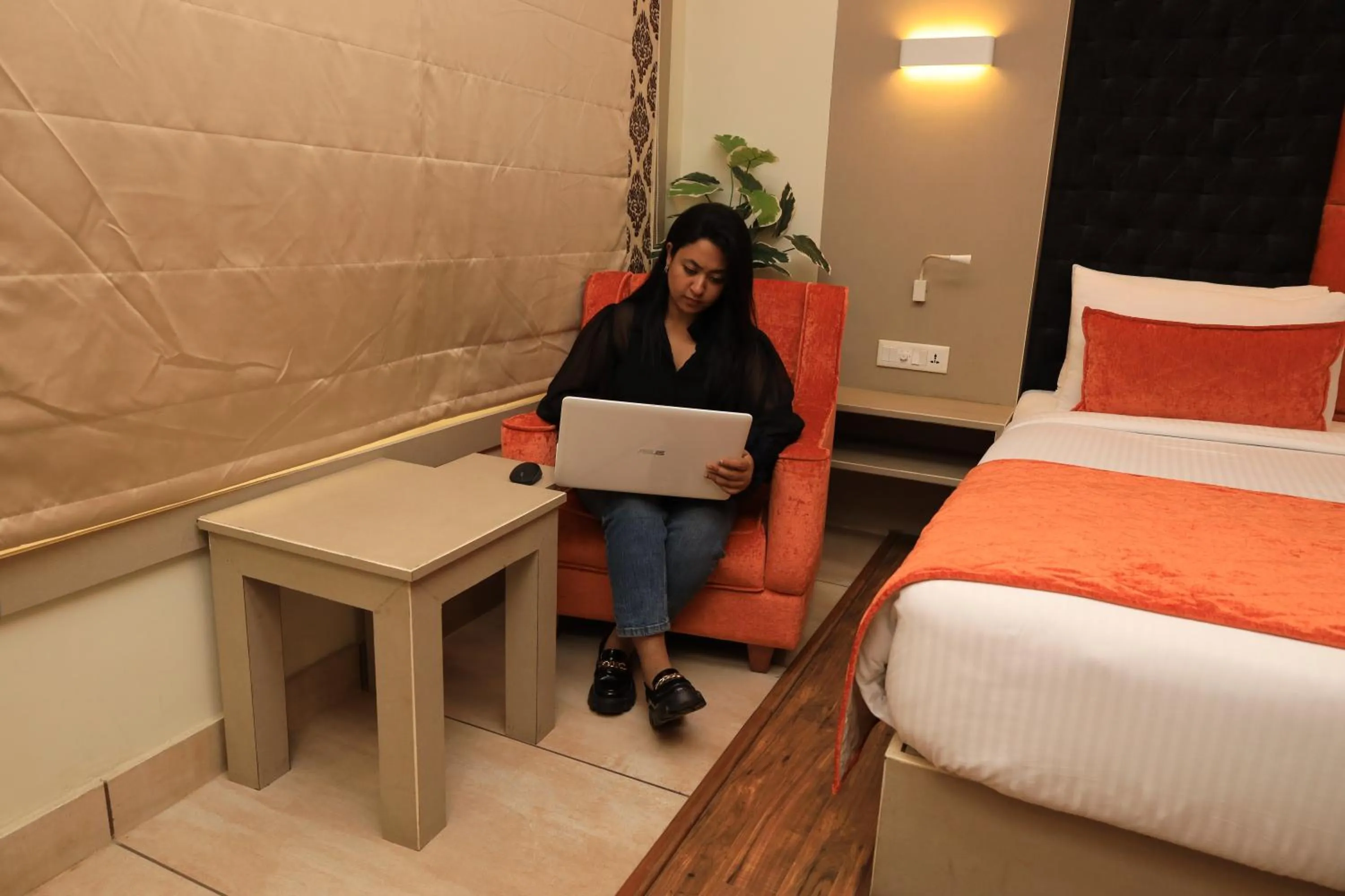 Bed in Aananda Imperial