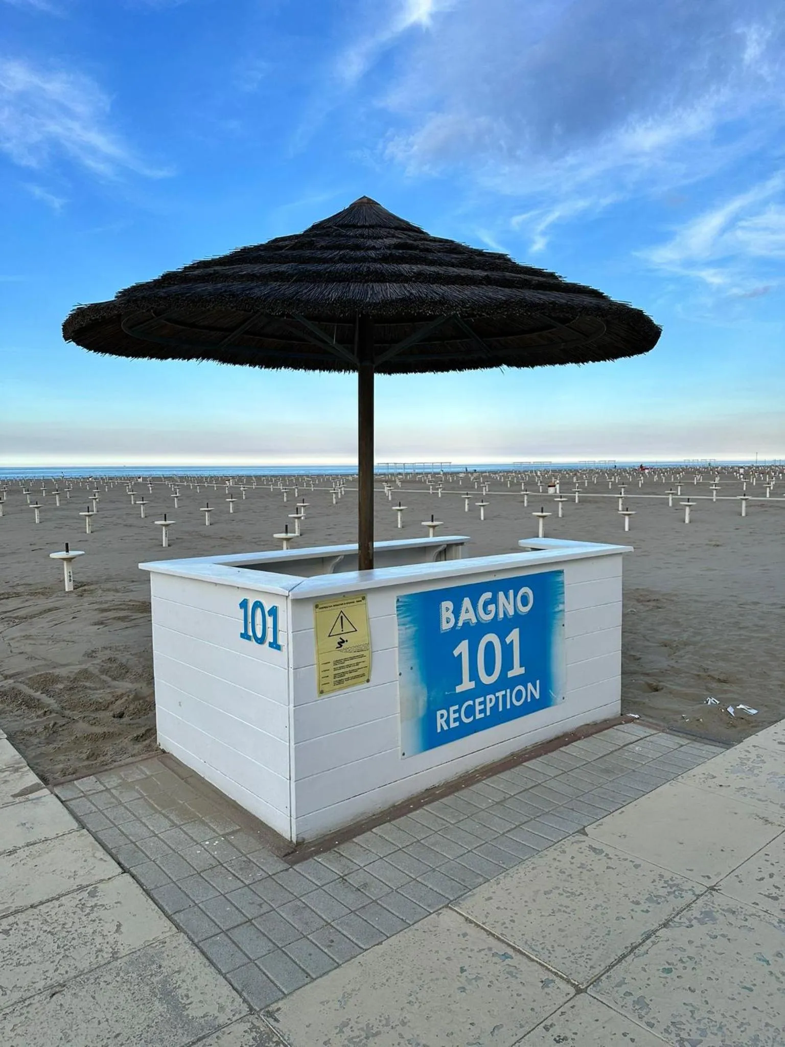 Beach in Hotel Enna Rimini