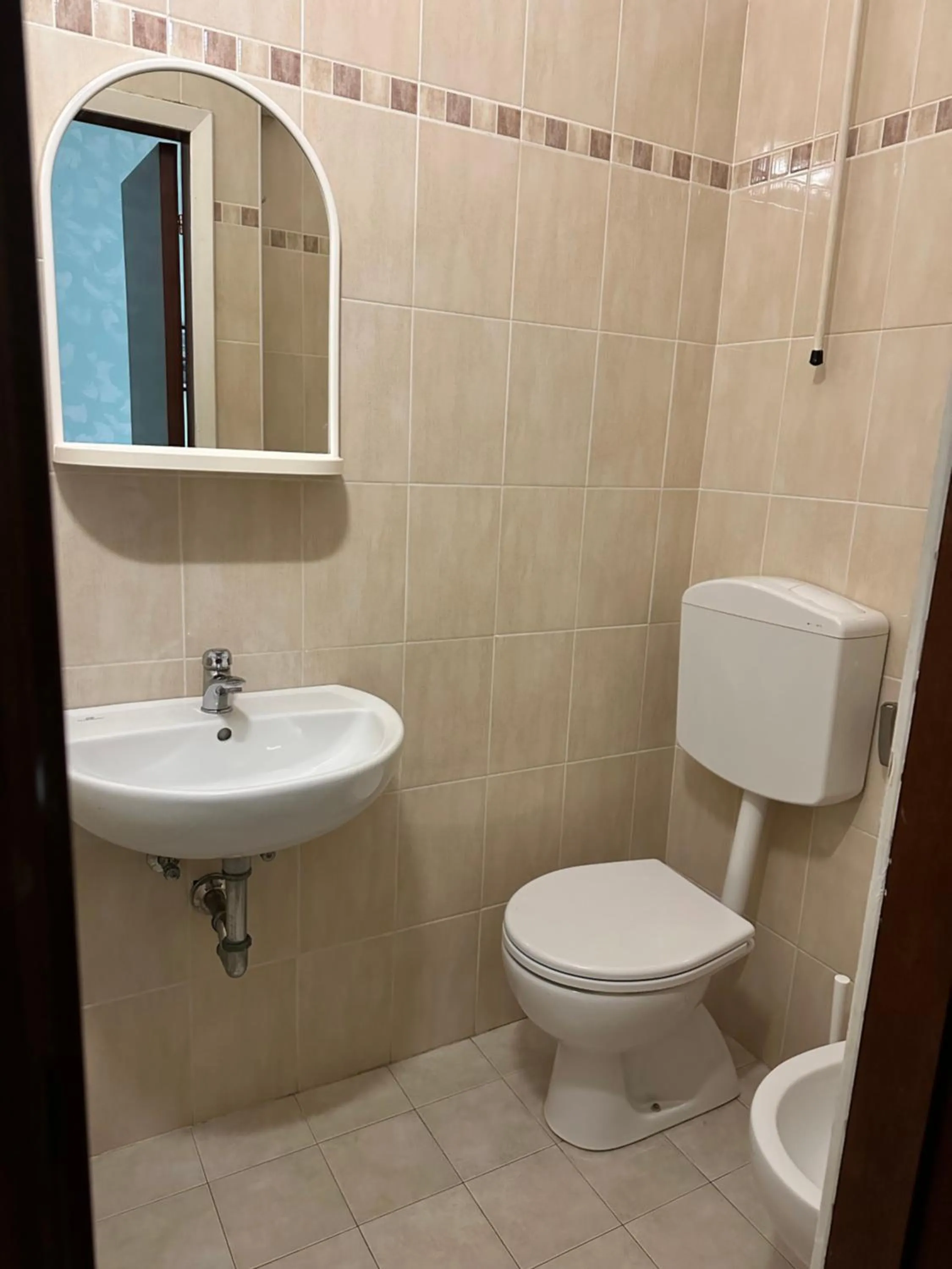 Toilet in Hotel Enna Rimini