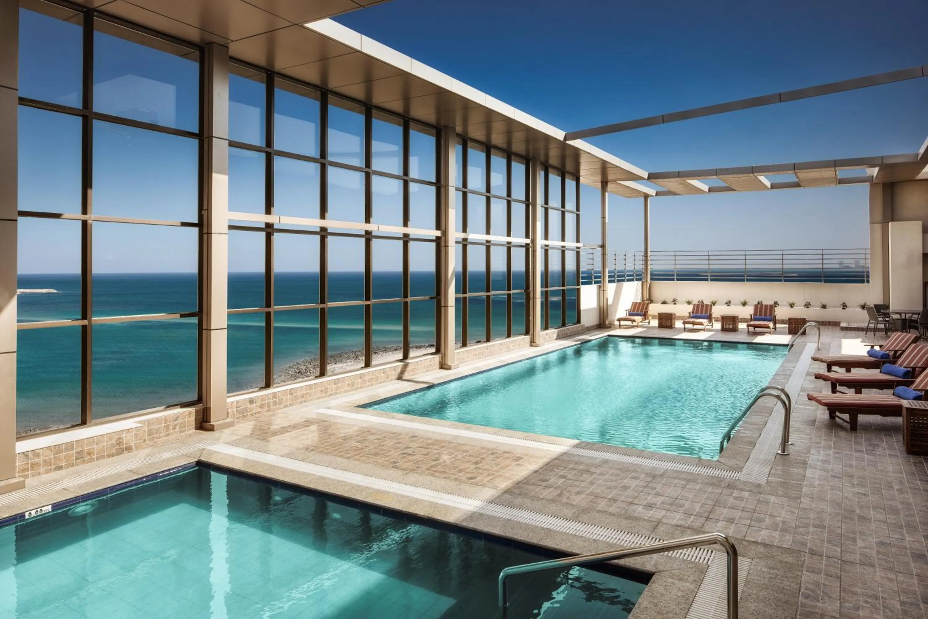 Swimming pool in Hilton Garden Inn Al Jubail