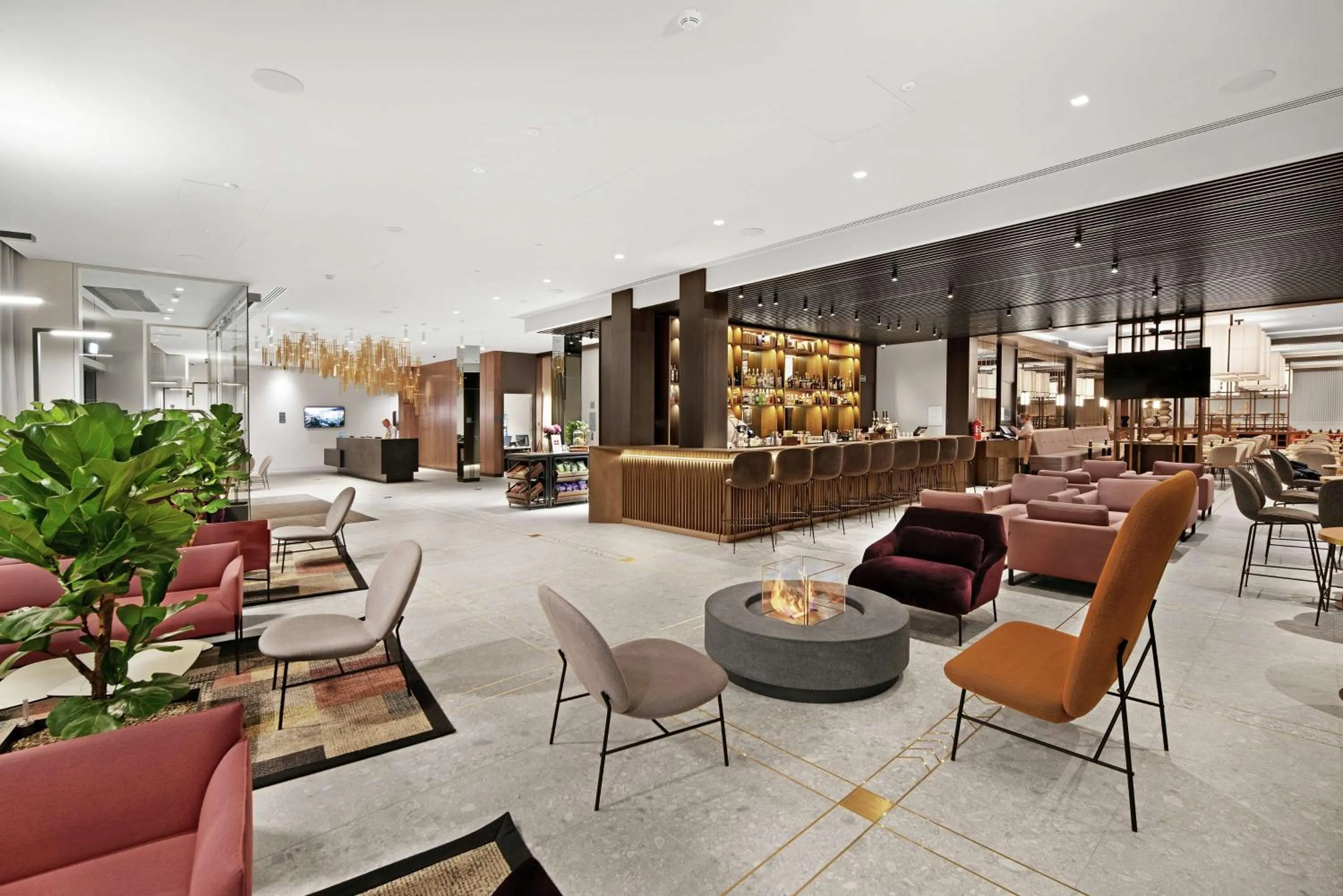Lobby or reception in Hilton Garden Inn Vilnius City Centre
