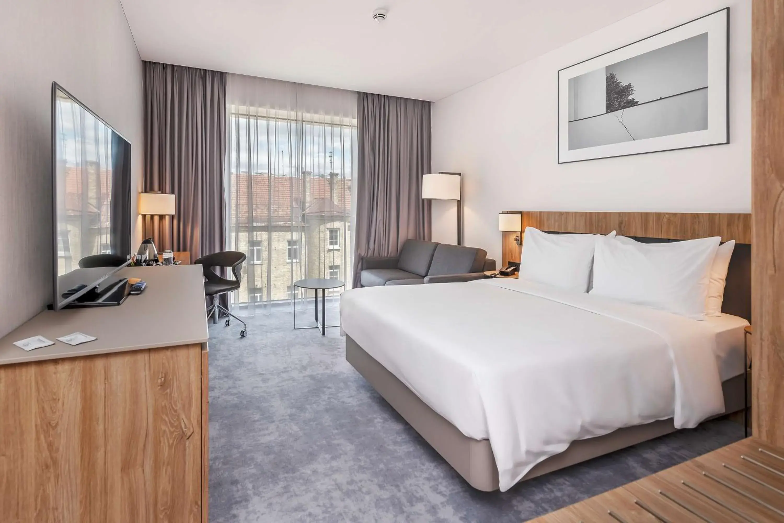 Queen Room with Sofa Bed in Hilton Garden Inn Vilnius City Centre Queen Room with Sofa Bed in Hilton Garden Inn Vilnius City Centre