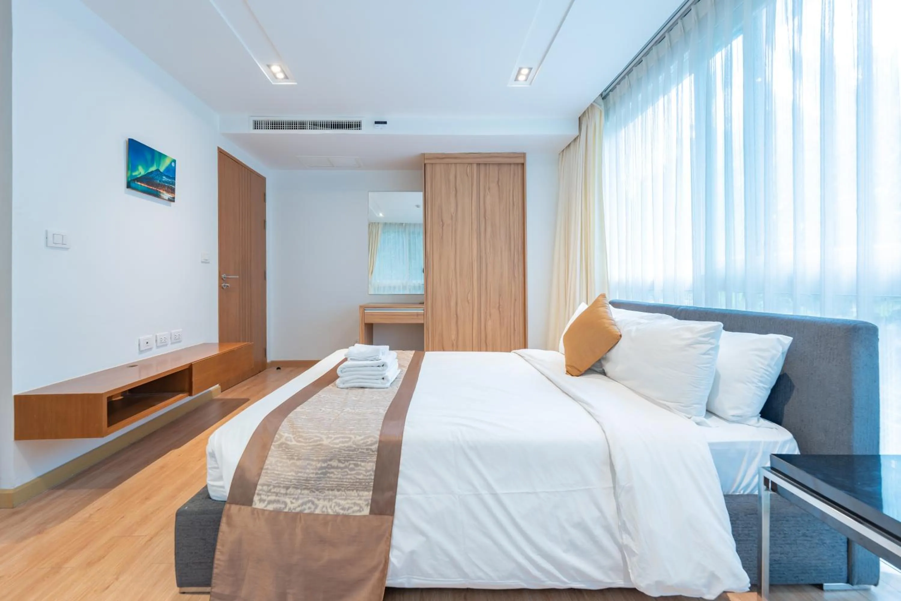 Bed in The Privilege Residence