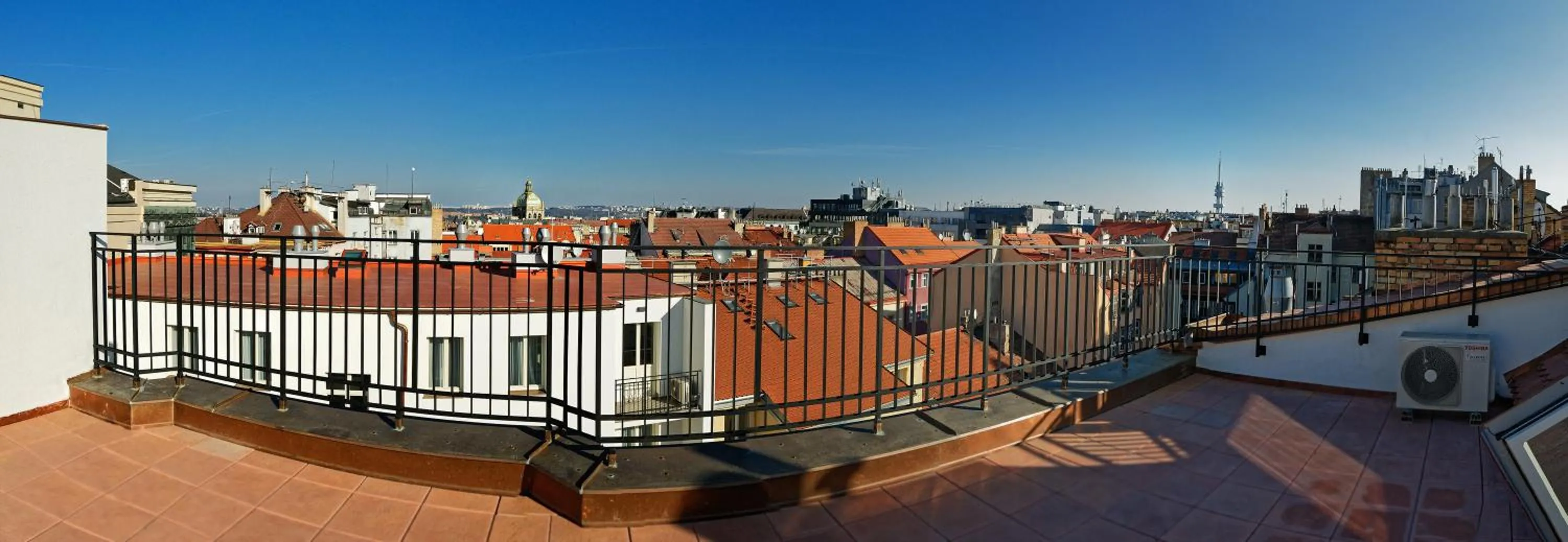 Balcony/Terrace in DownTown Suites Jugoslavska
