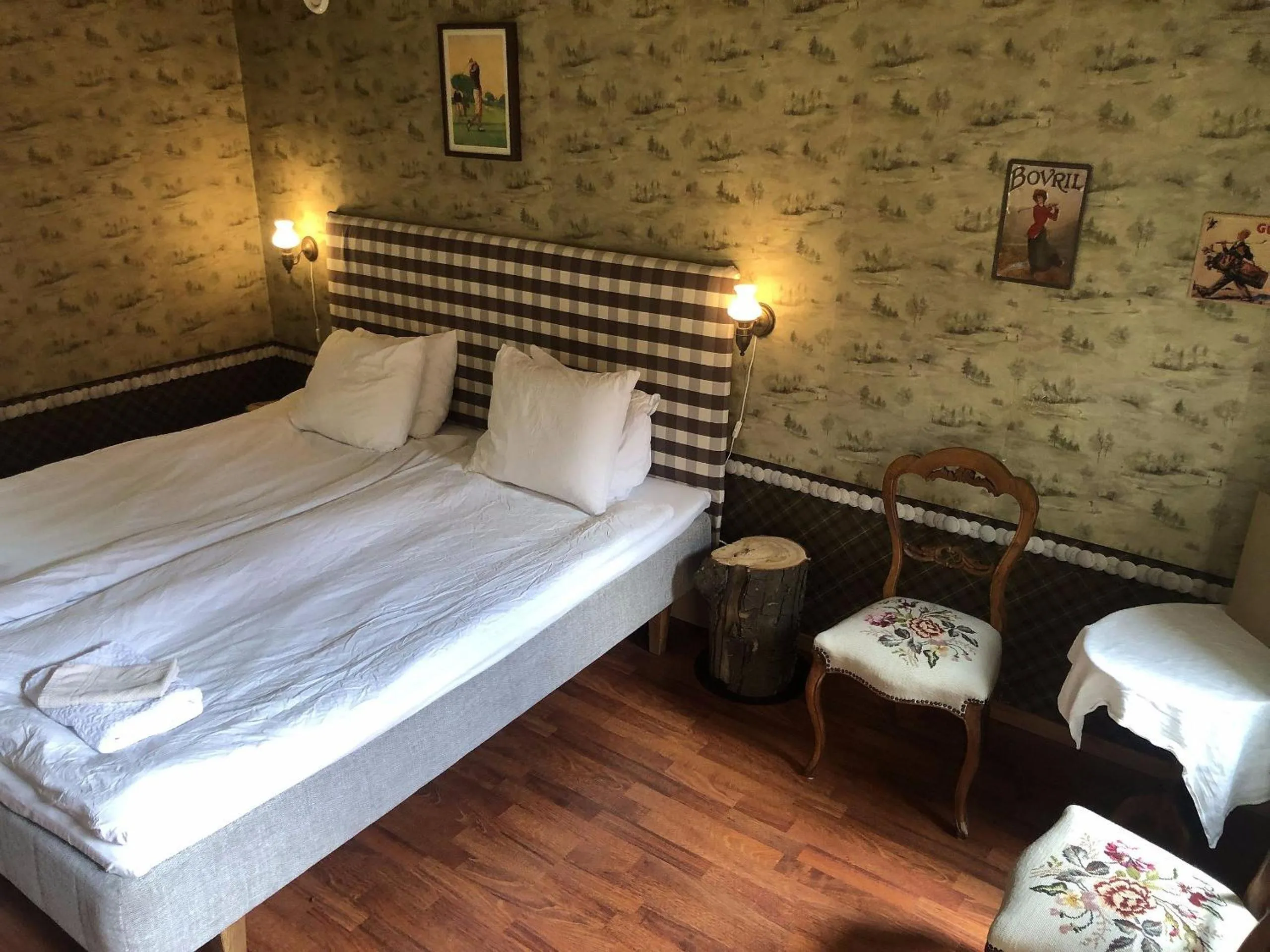 Bed in Vingårdens Bed & Breakfast