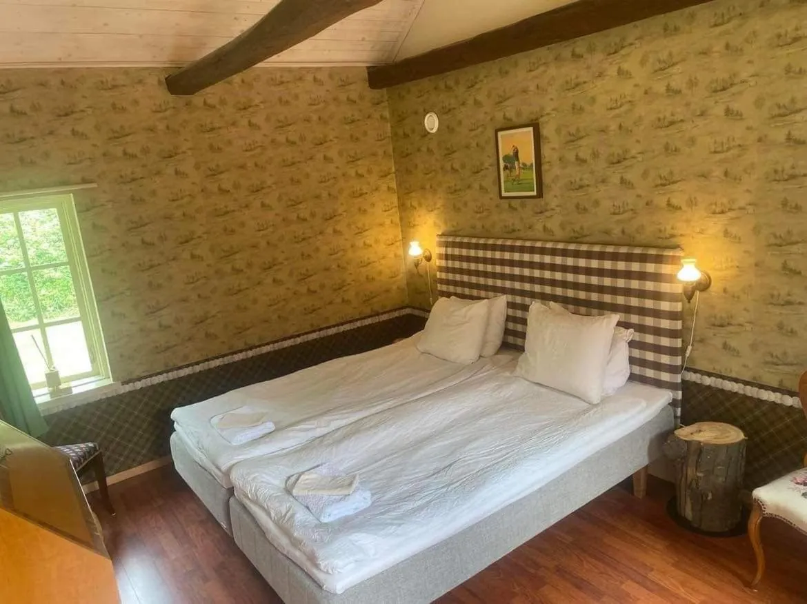 Bed in Vingårdens Bed & Breakfast